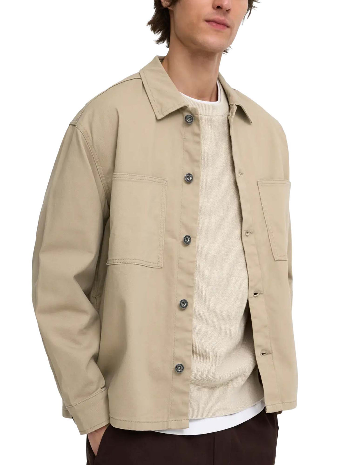 Only & Sons Onstoby Rlx 6687 Overshirt Beige