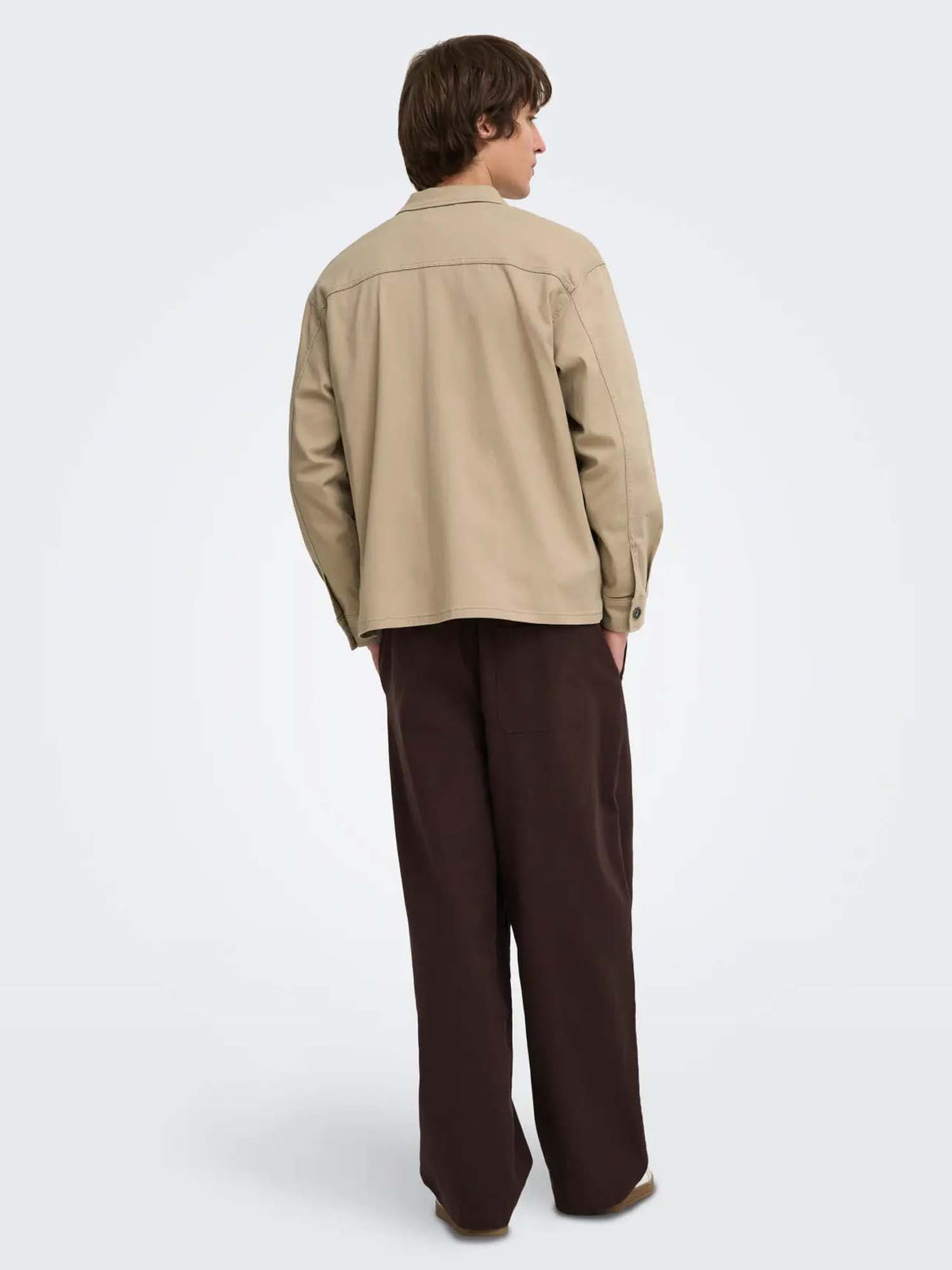 Only & Sons Onstoby Rlx 6687 Overshirt Beige