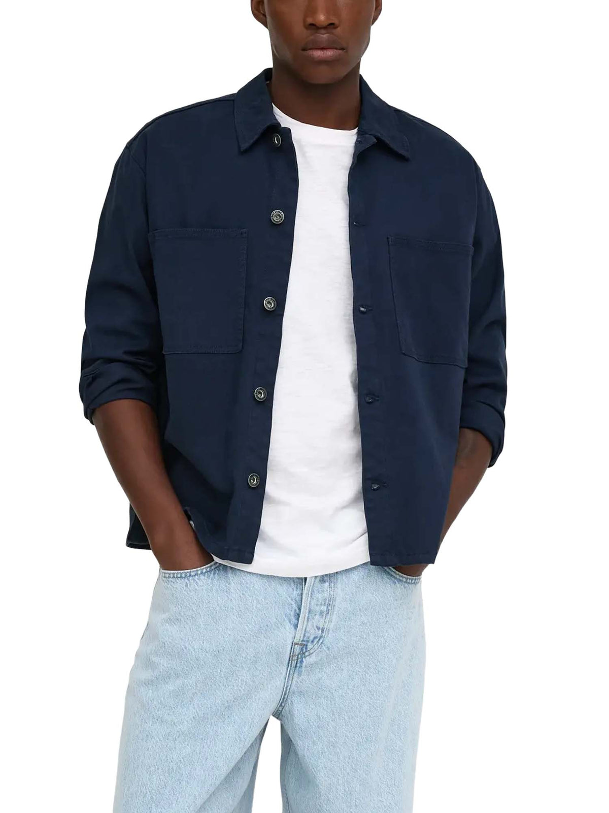 Only & Sons Onstoby Rlx 6687 Overshirt Blu