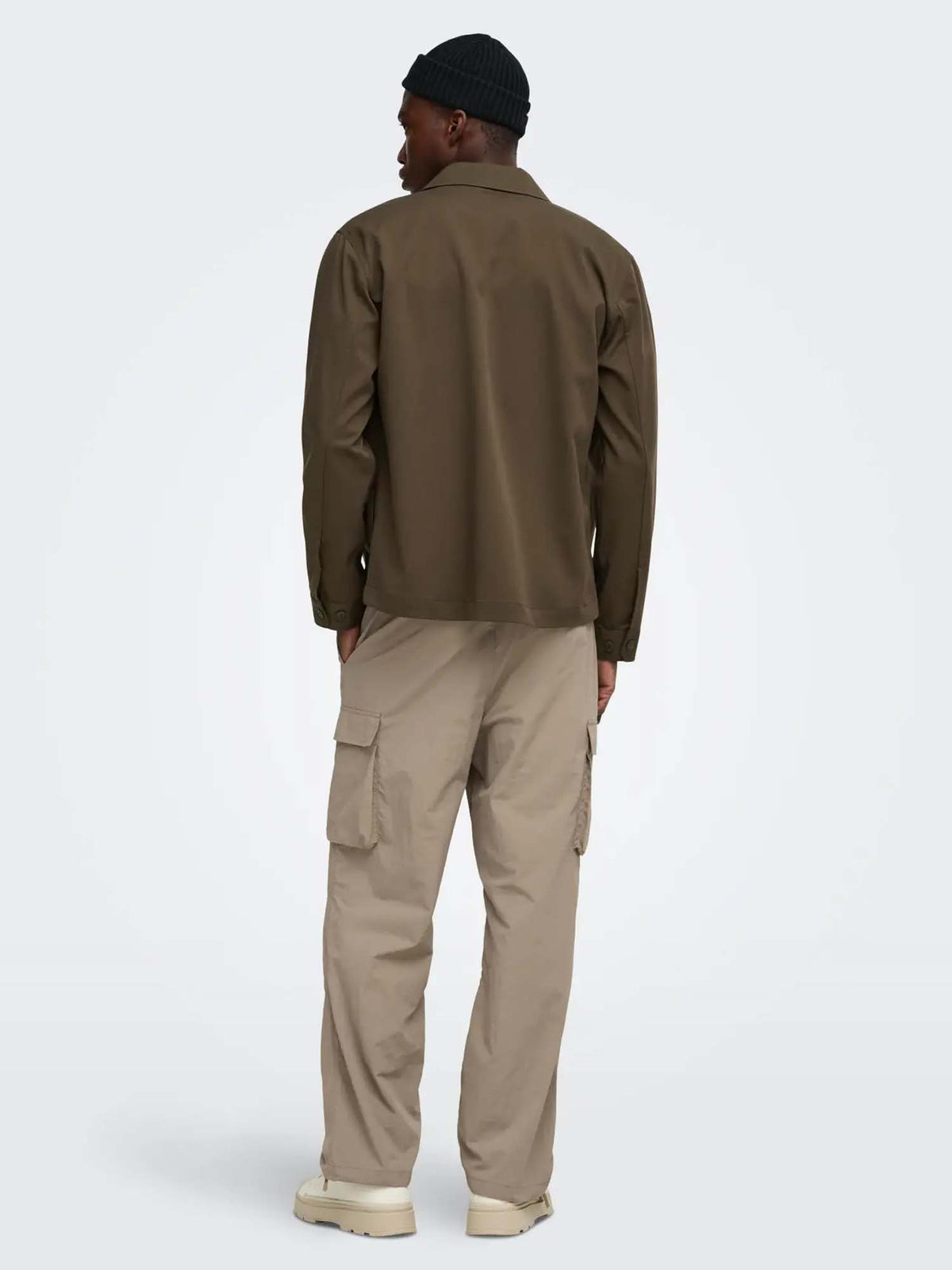 Only & Sons Onsmiro Reg 0346 Overshirt Frml Marrone