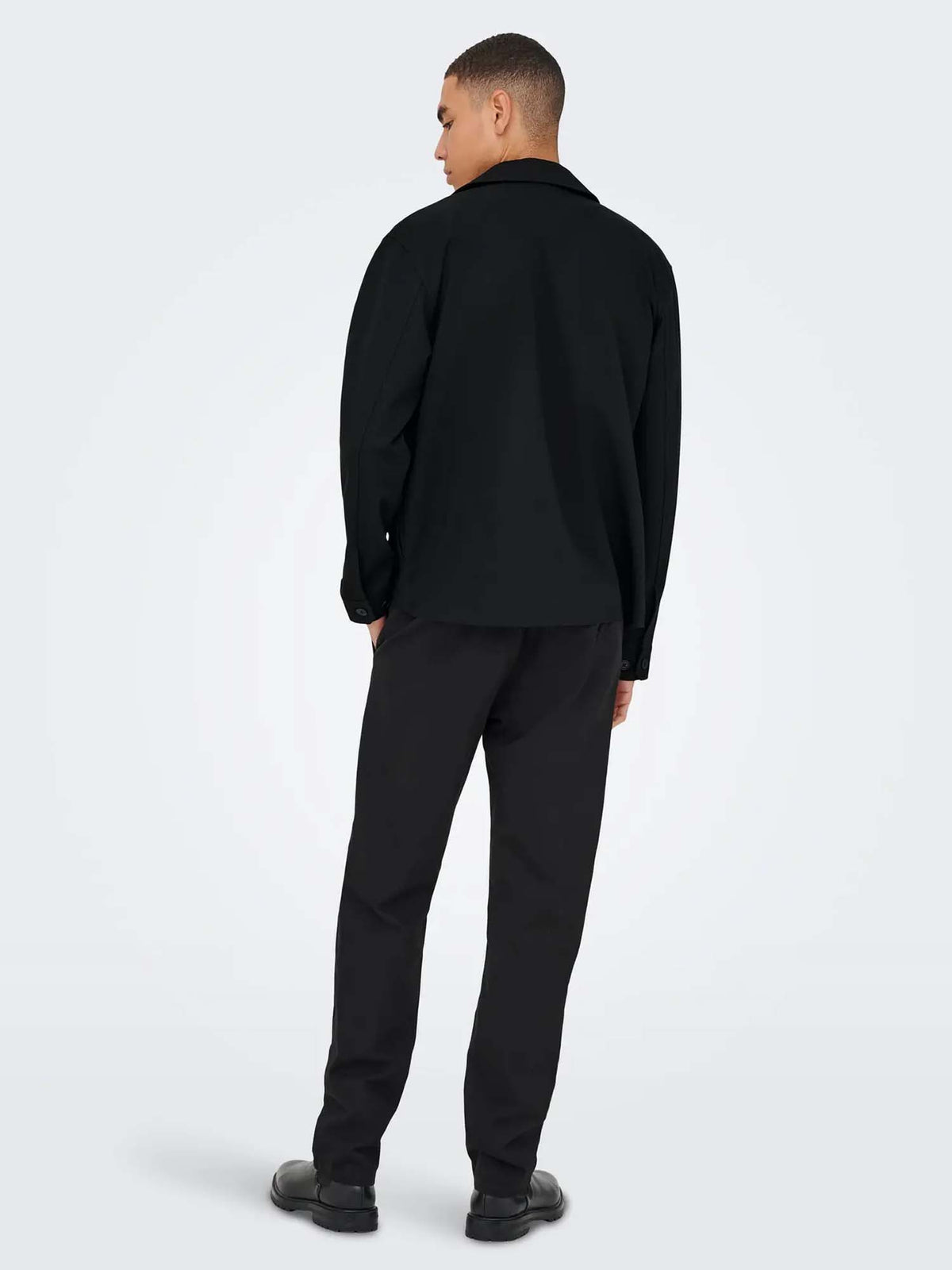 Only & Sons Onsmiro Reg 0346 Overshirt Frml Nero