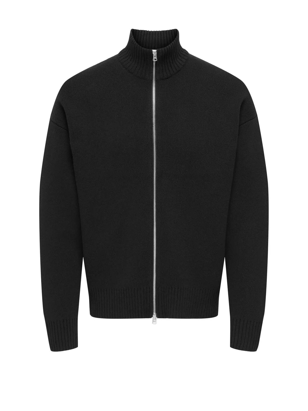 Only & Sons Onsblake Boxy High Neck Card Knit Noos Nero