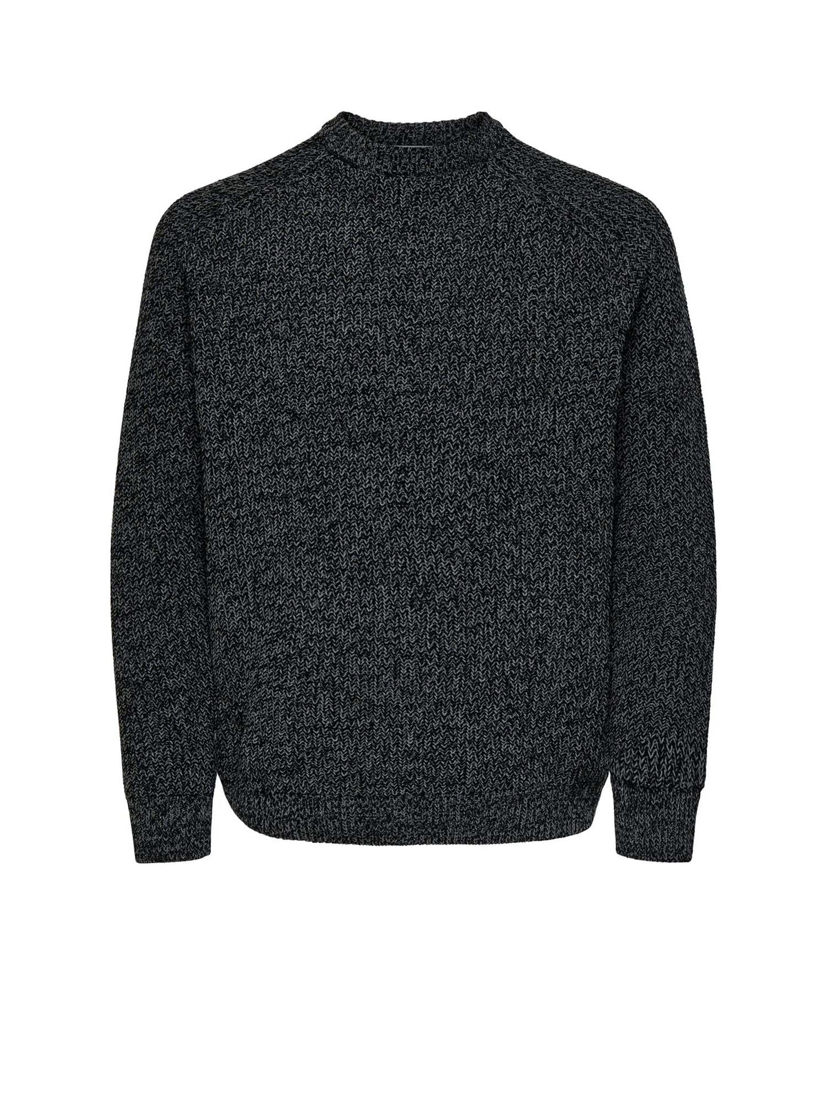 Only & Sons Maglione Join Relaxed LS Raglan Nero