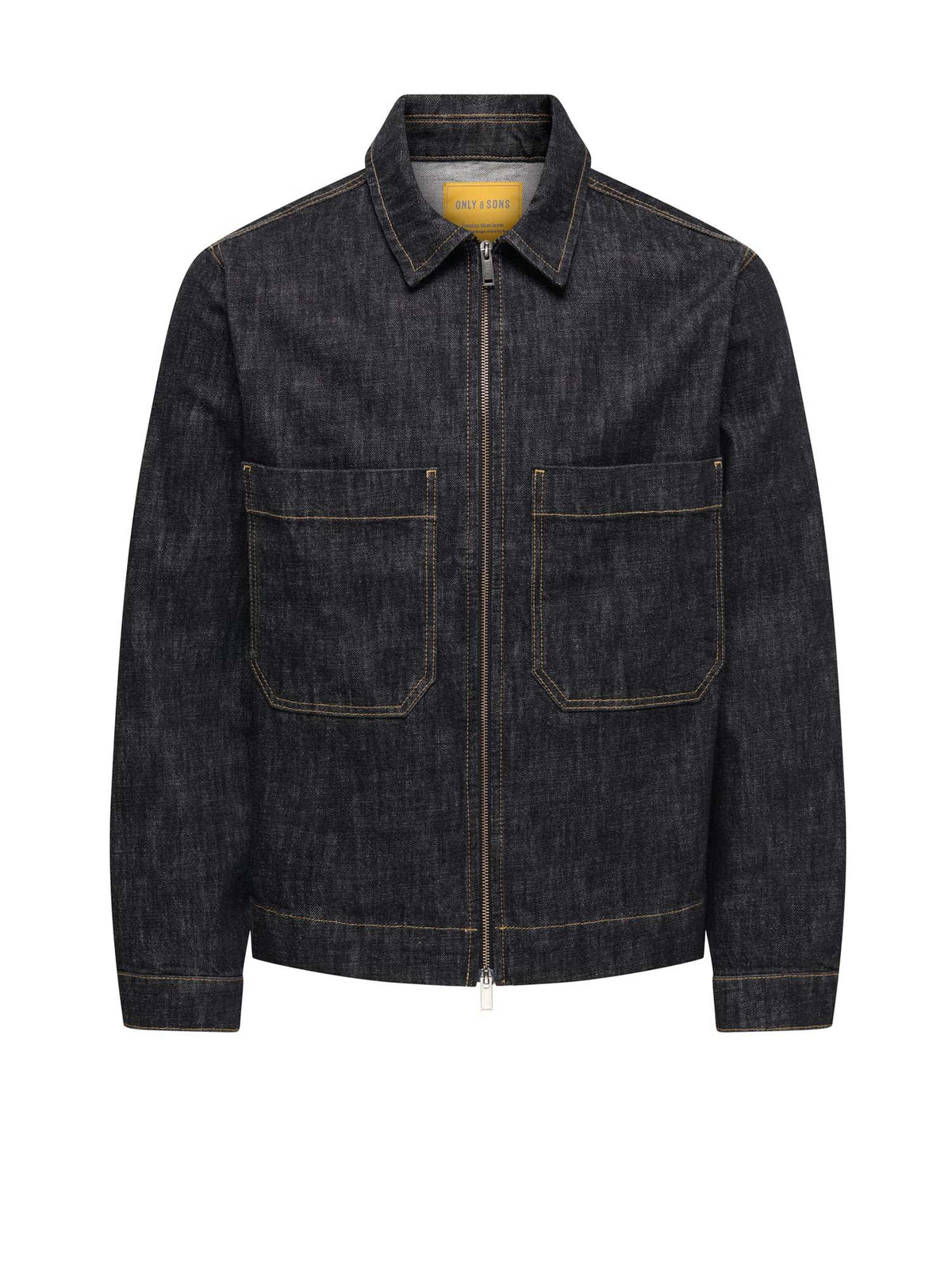 Only & Sons ONSCASSEL Giubbotto di jeans Nero