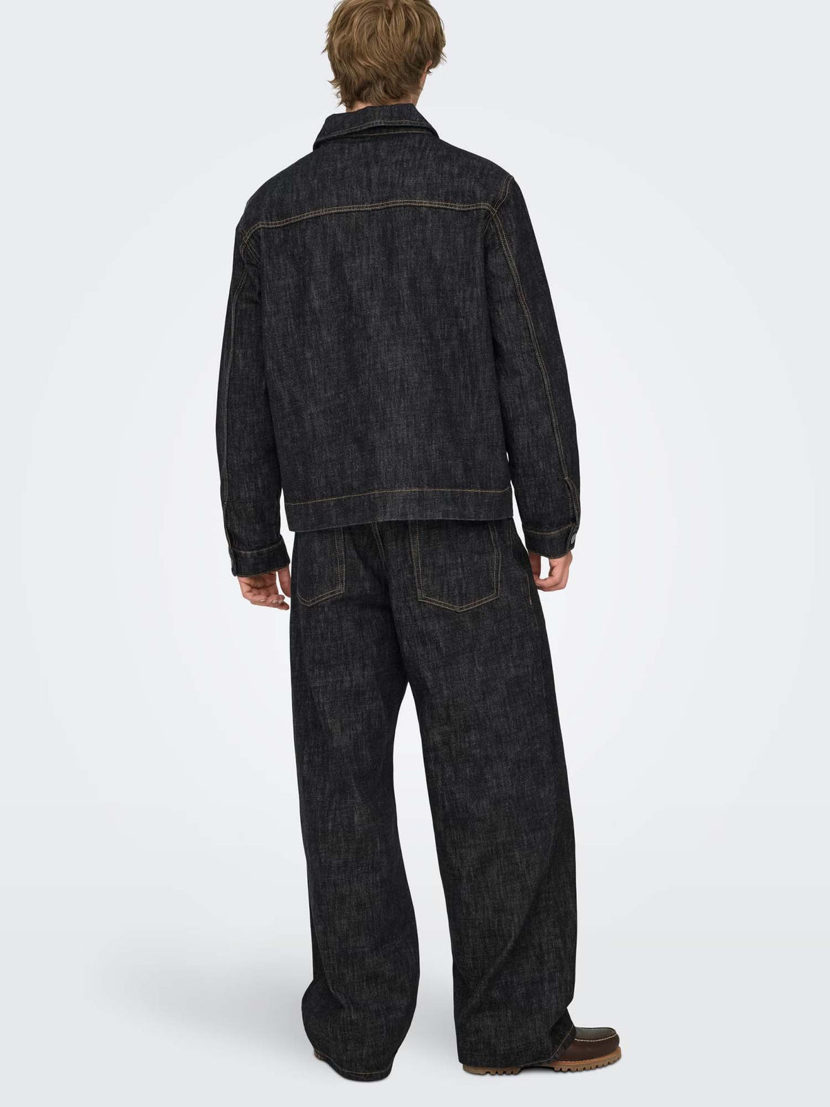 Only & Sons ONSCASSEL Giubbotto di jeans Nero
