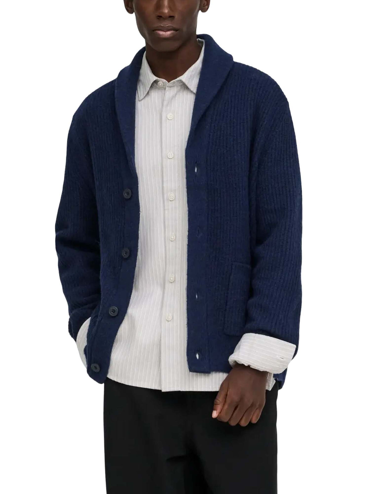 Only & Sons Onssky Rlx LS Cardigan Knit Frml Blu