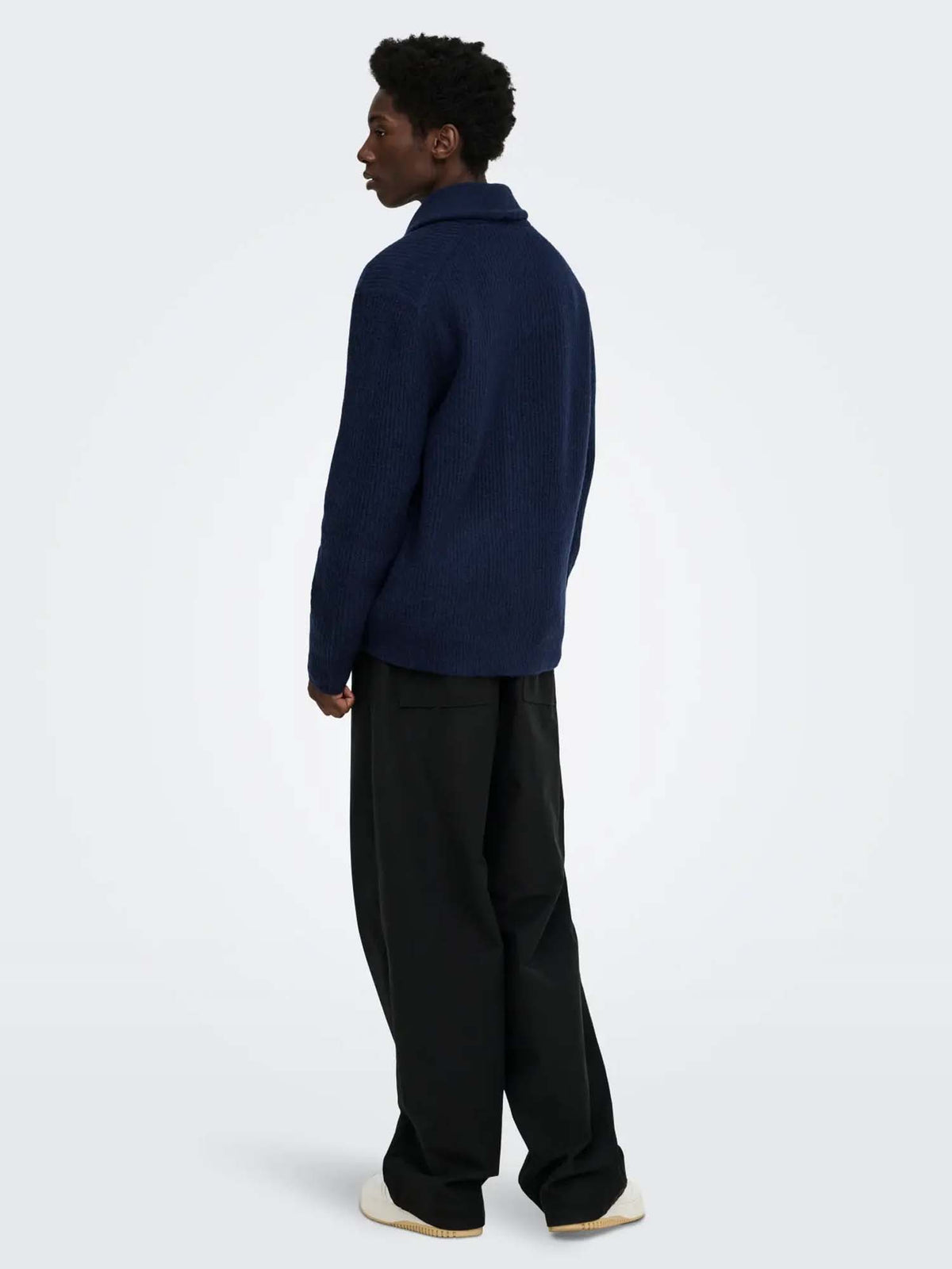 Only & Sons Onssky Rlx LS Cardigan Knit Frml Blu