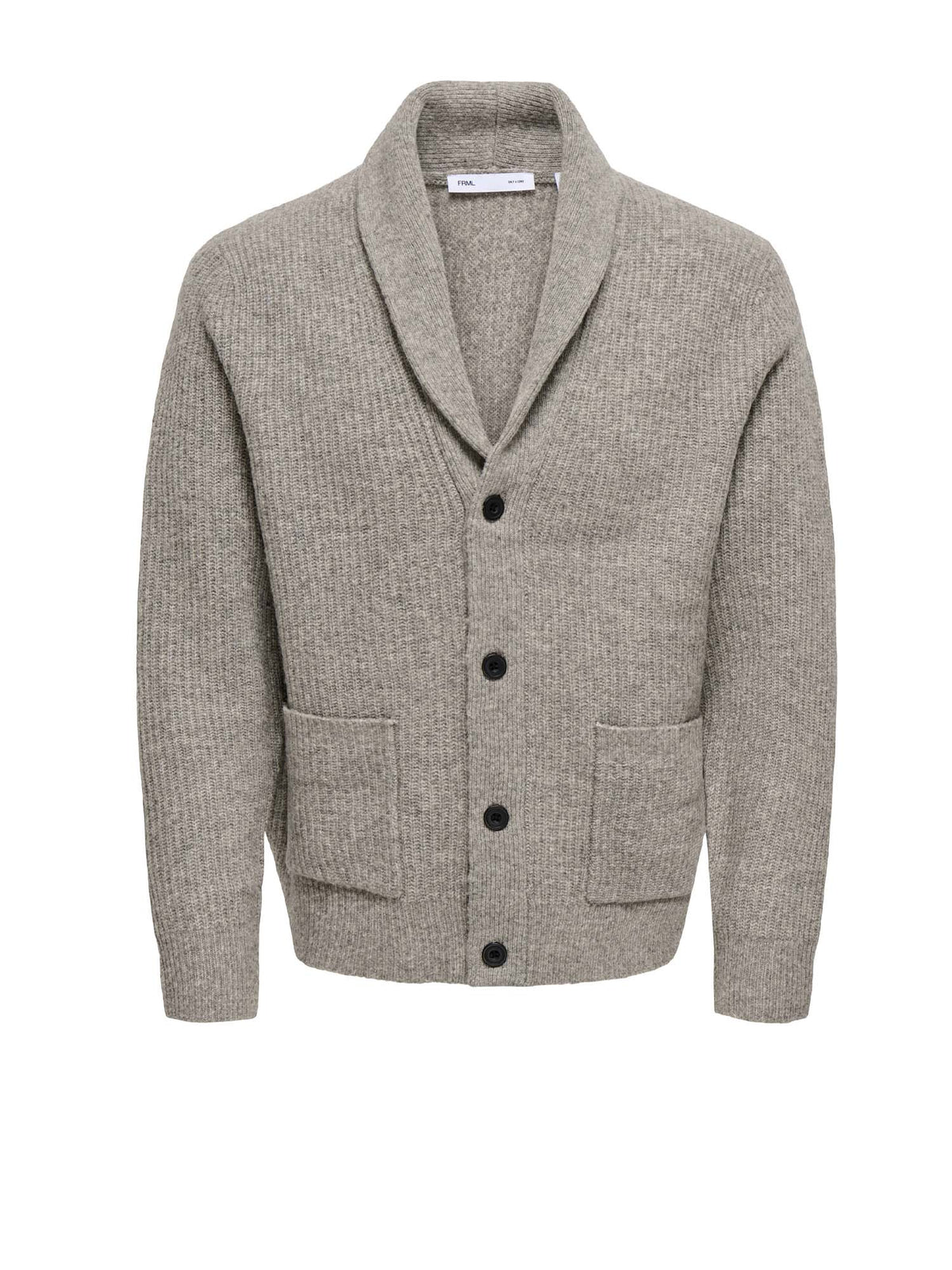 Only & Sons Onssky Rlx LS Cardigan Knit Frml Marrone
