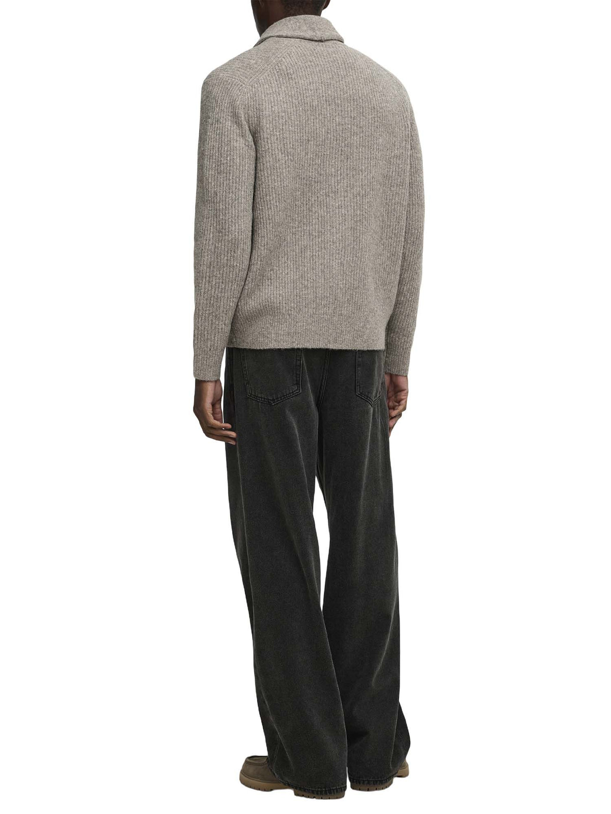 Only & Sons Onssky Rlx LS Cardigan Knit Frml Marrone