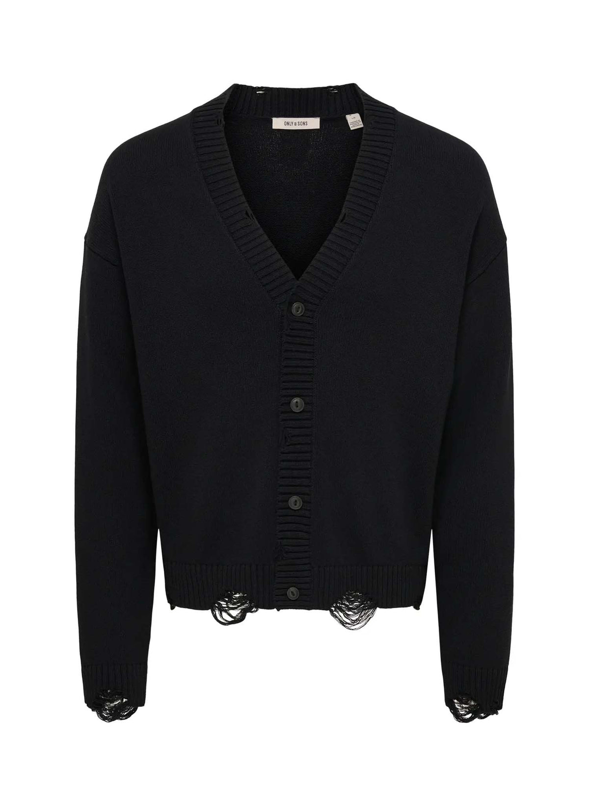 Only & Sons Onstune DS Crop Cardigan Knit Nero