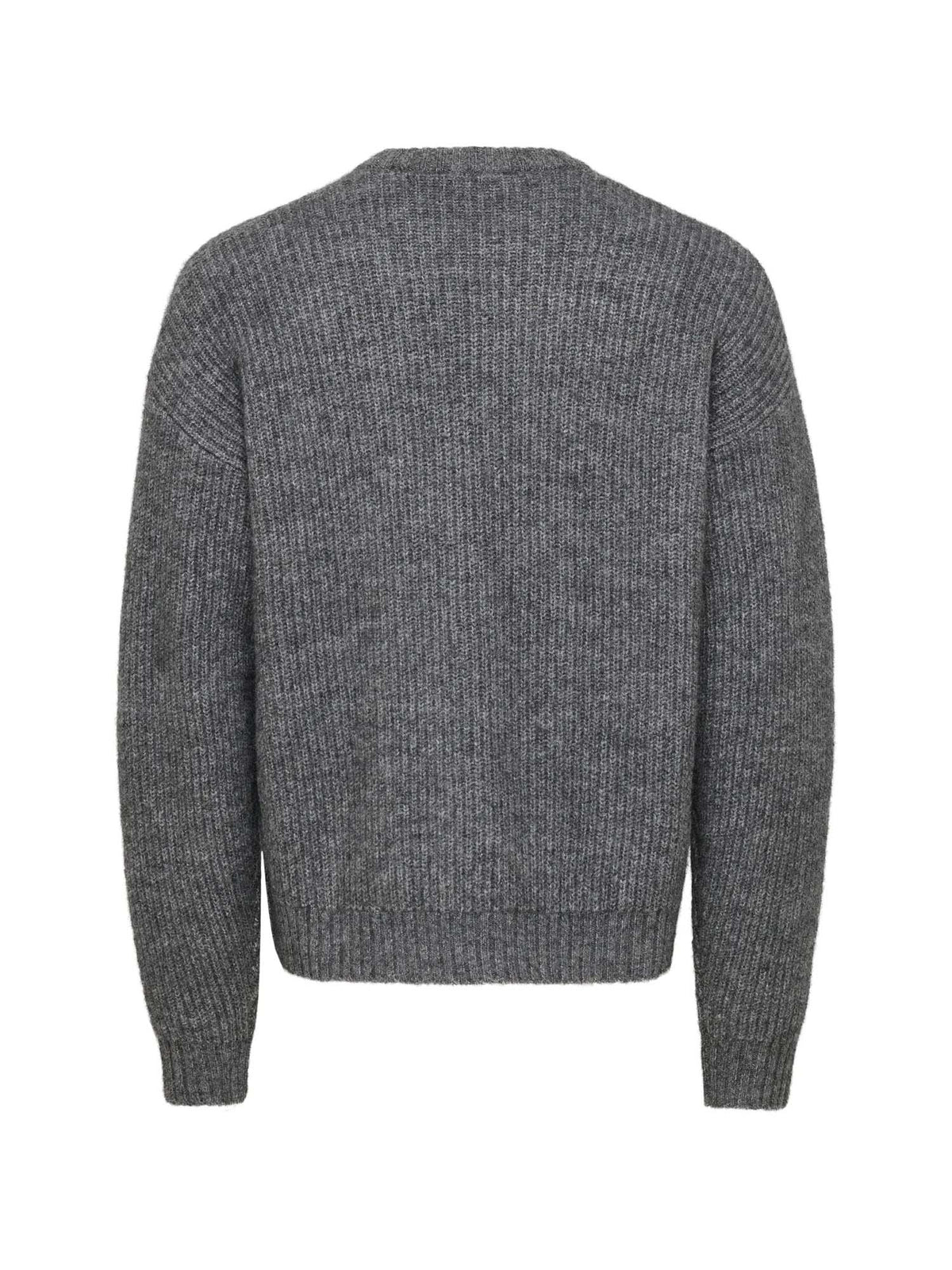 Only & Sons Onsbob Ds Ls Crew Knit Frml Grigio