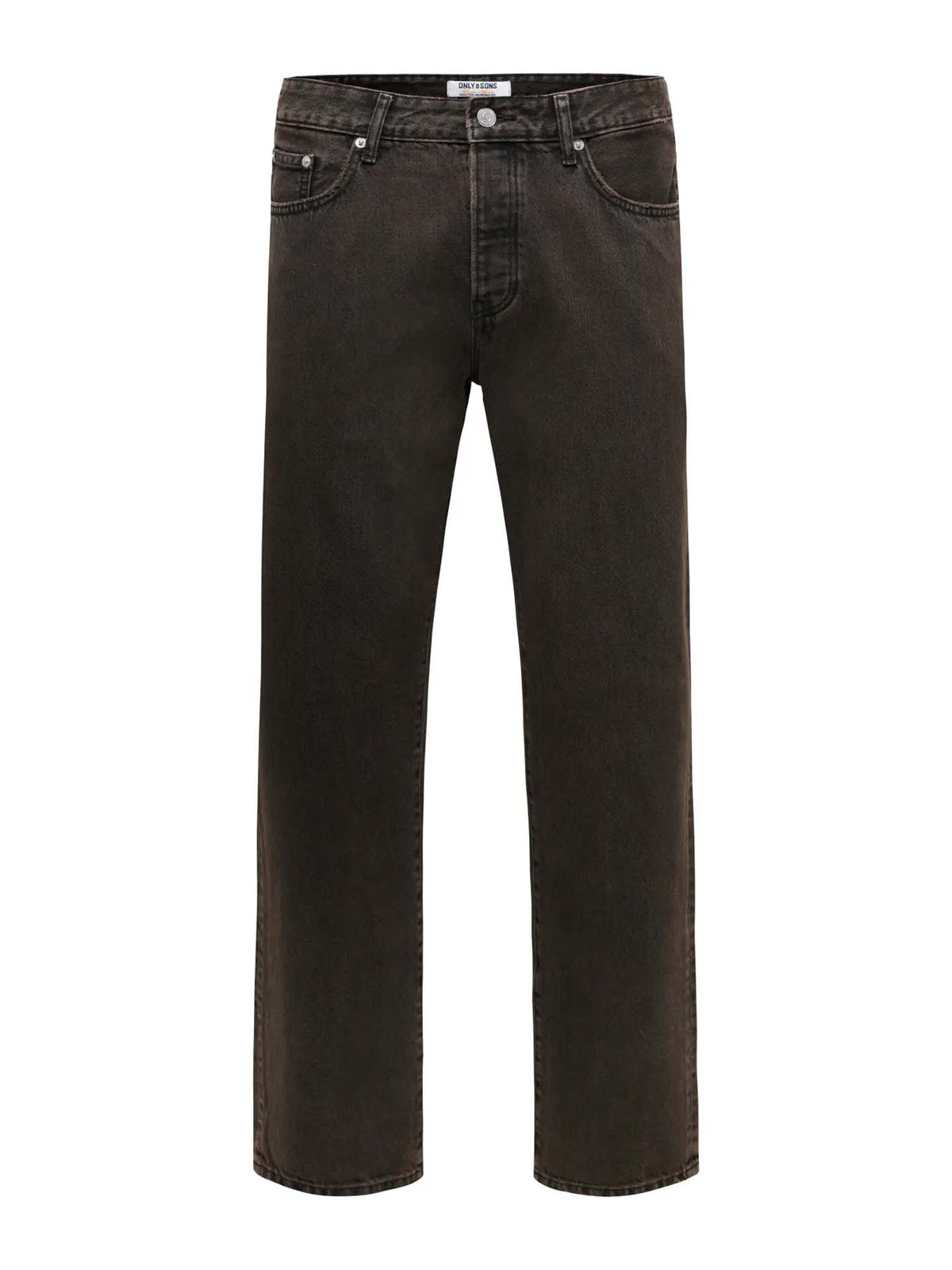 Only & Sons Onsedge Straight Brown 7462 Tai Dnm Noos Marrone