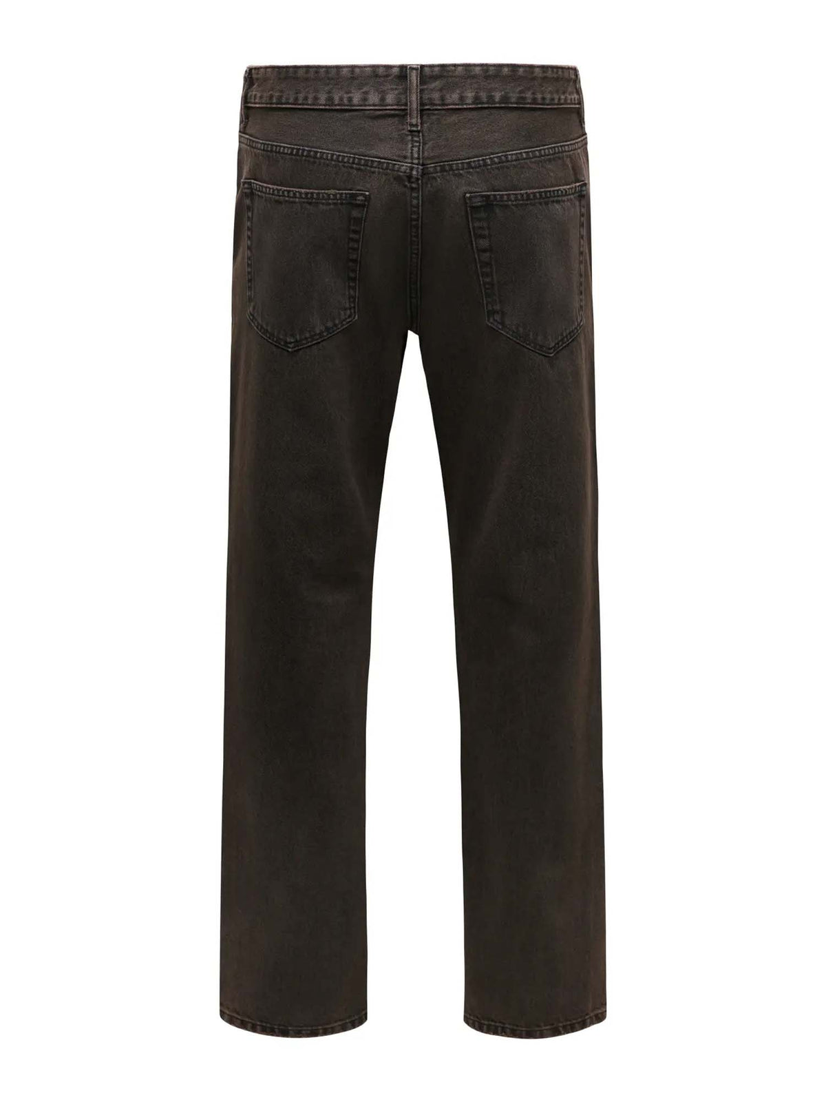 Only & Sons Onsedge Straight Brown 7462 Tai Dnm Noos Marrone