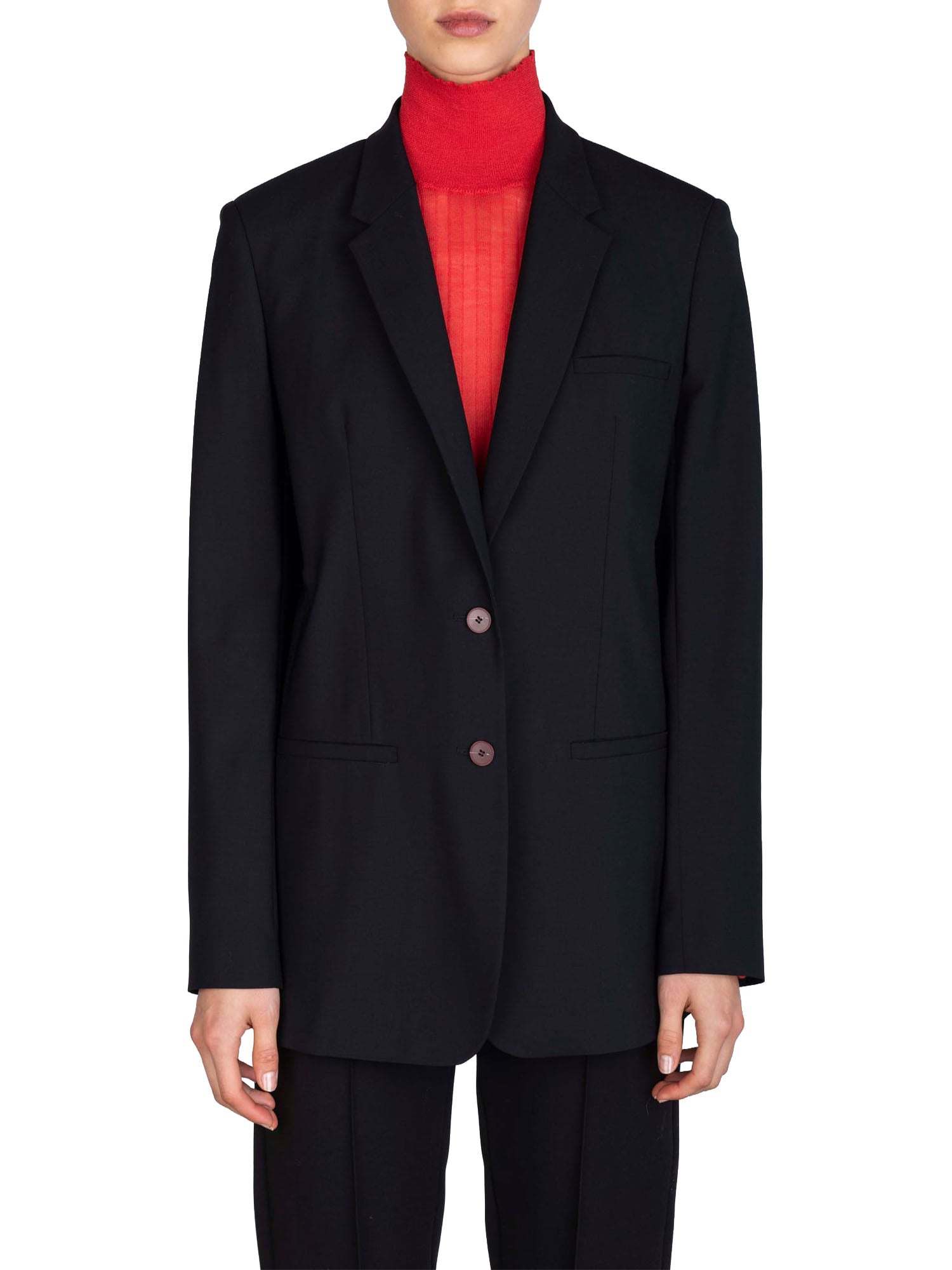 Alysi Blazer Tecno Wool monopetto Nero