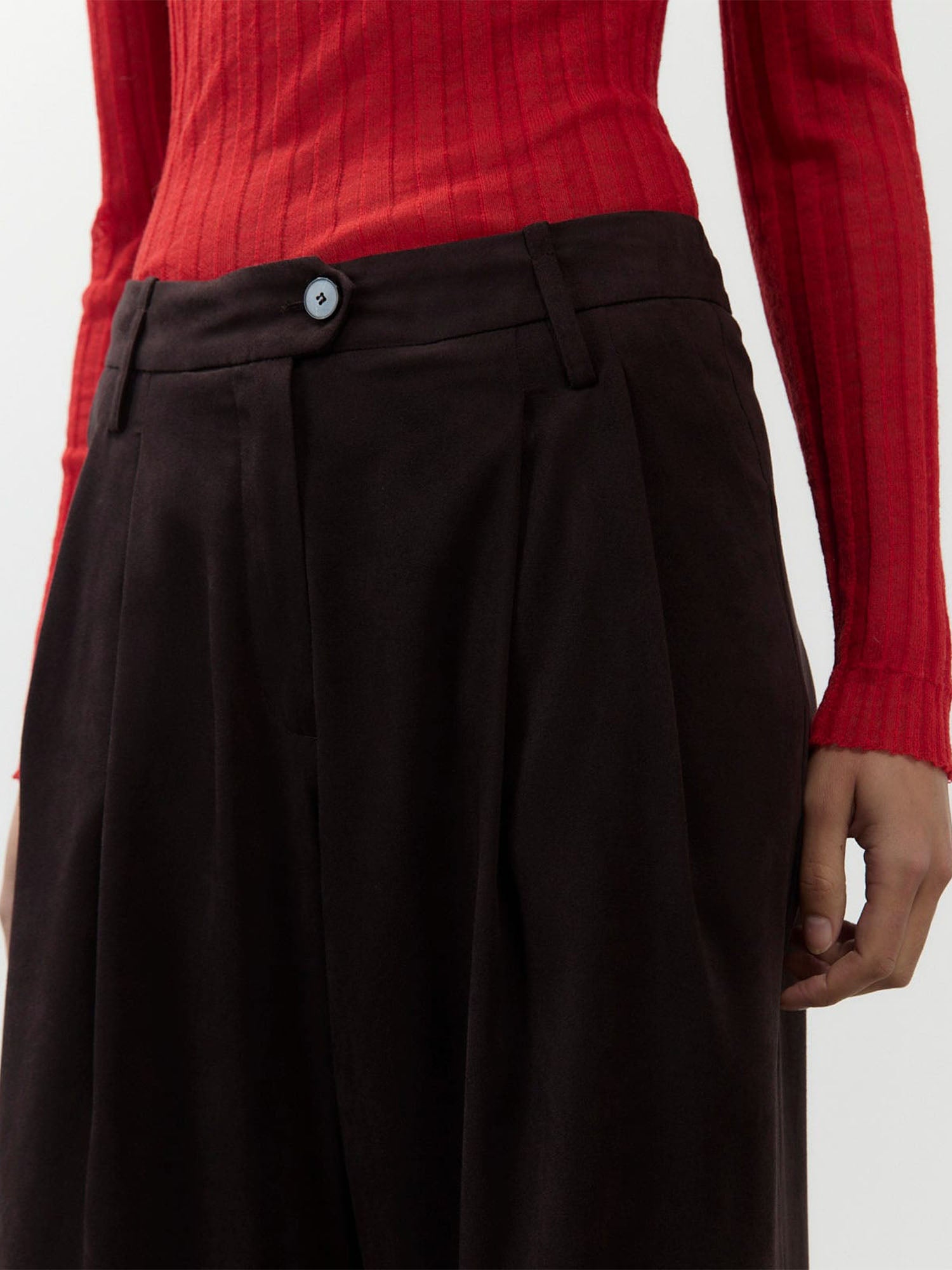 Alysi Pantalone Dainetto C/Pinces Marrone