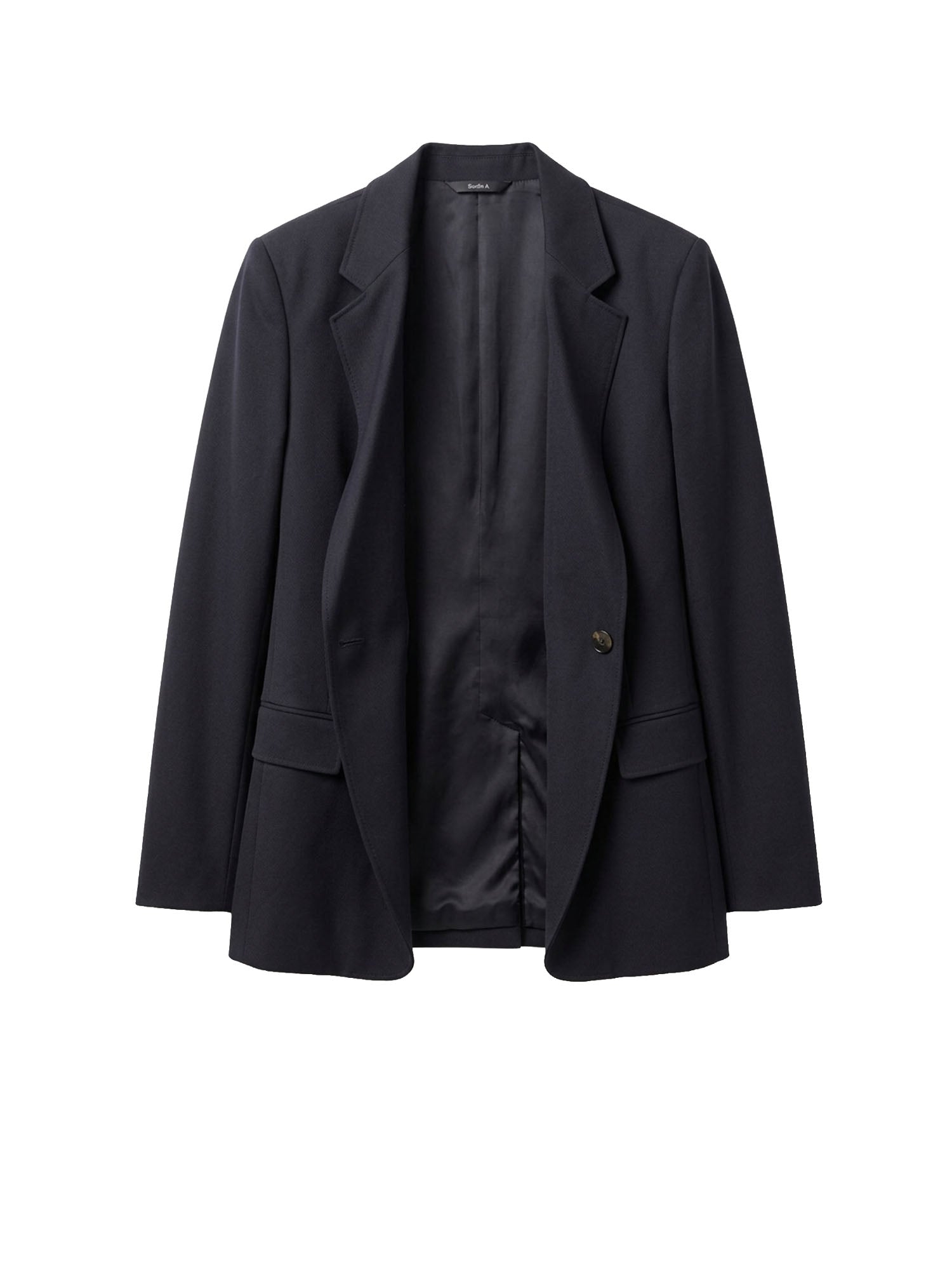 Alysi Giacca Poly Wool Sartoriale Blu