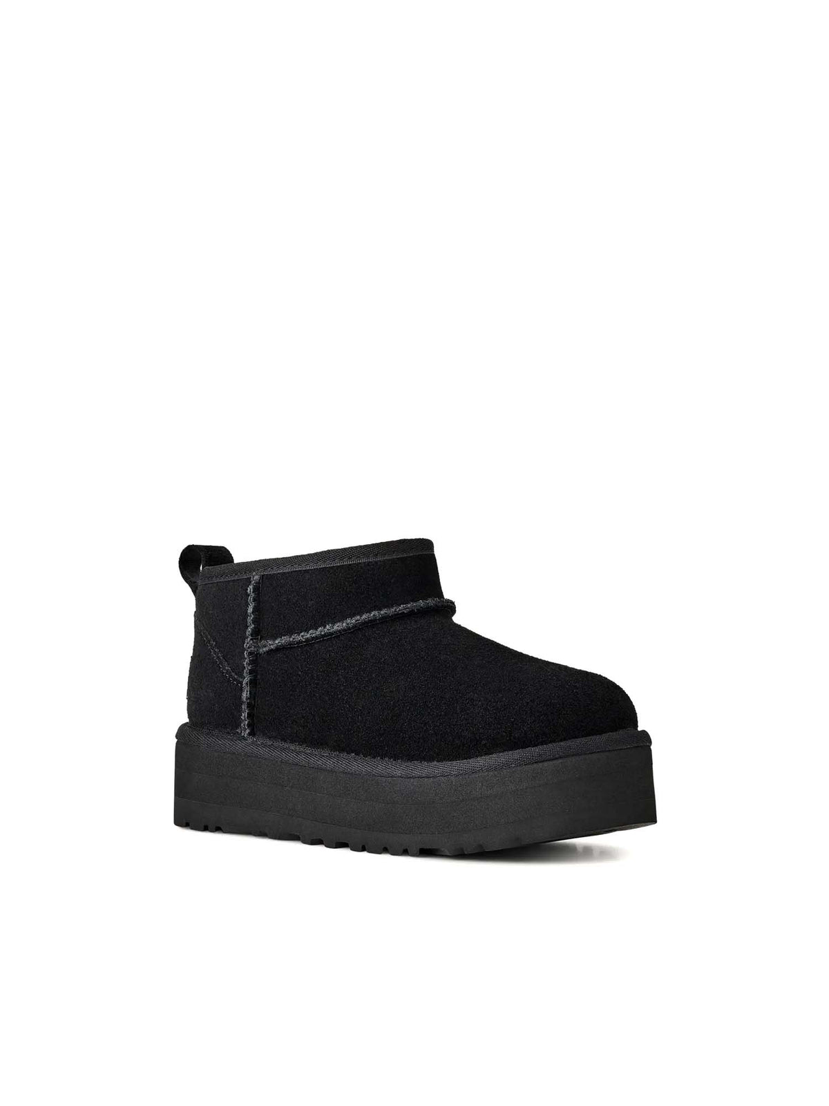 Ugg Stivali Classic Ultra Mini Platform da bambini Nero