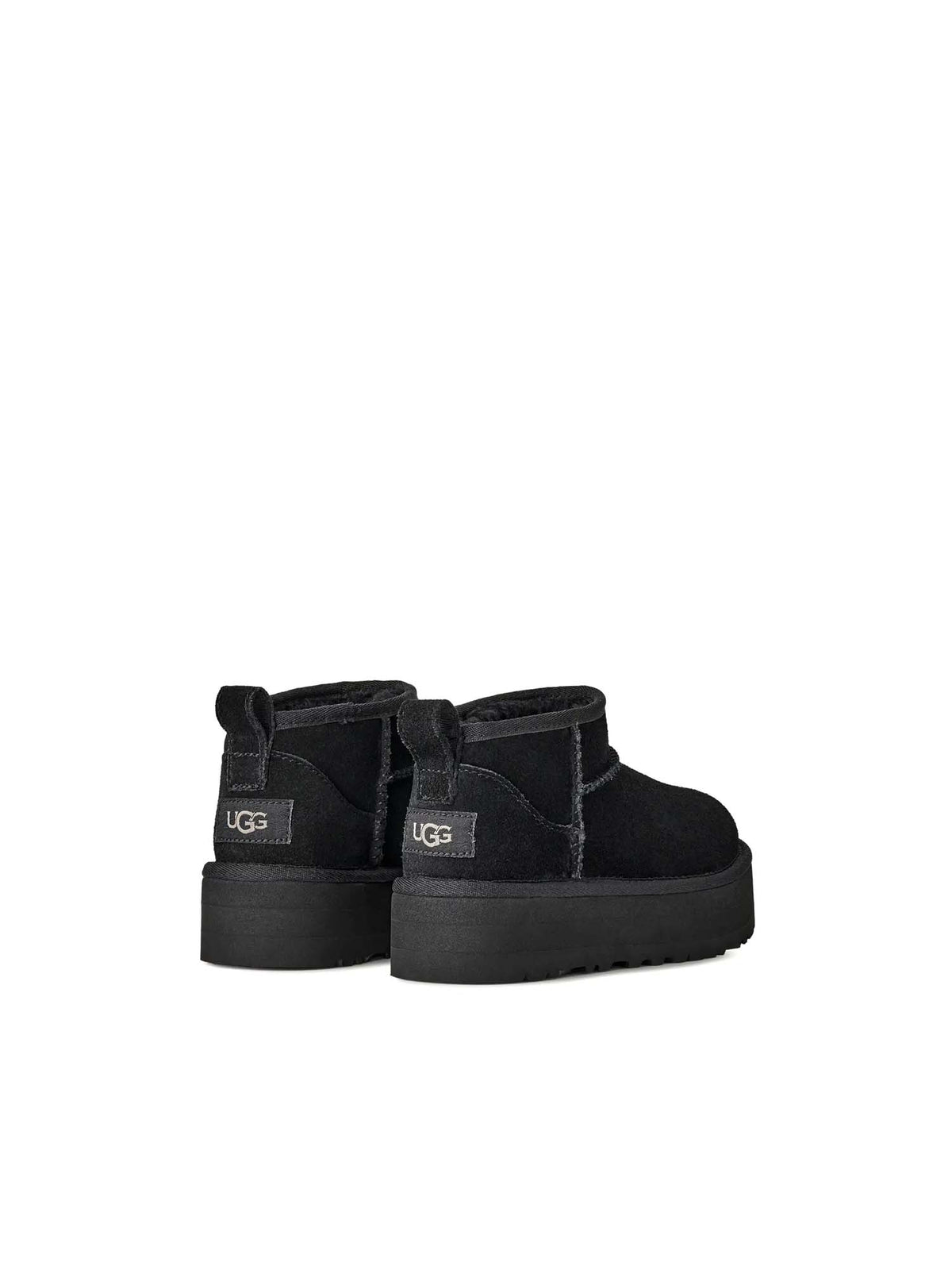 Ugg Stivali Classic Ultra Mini Platform da bambini Nero