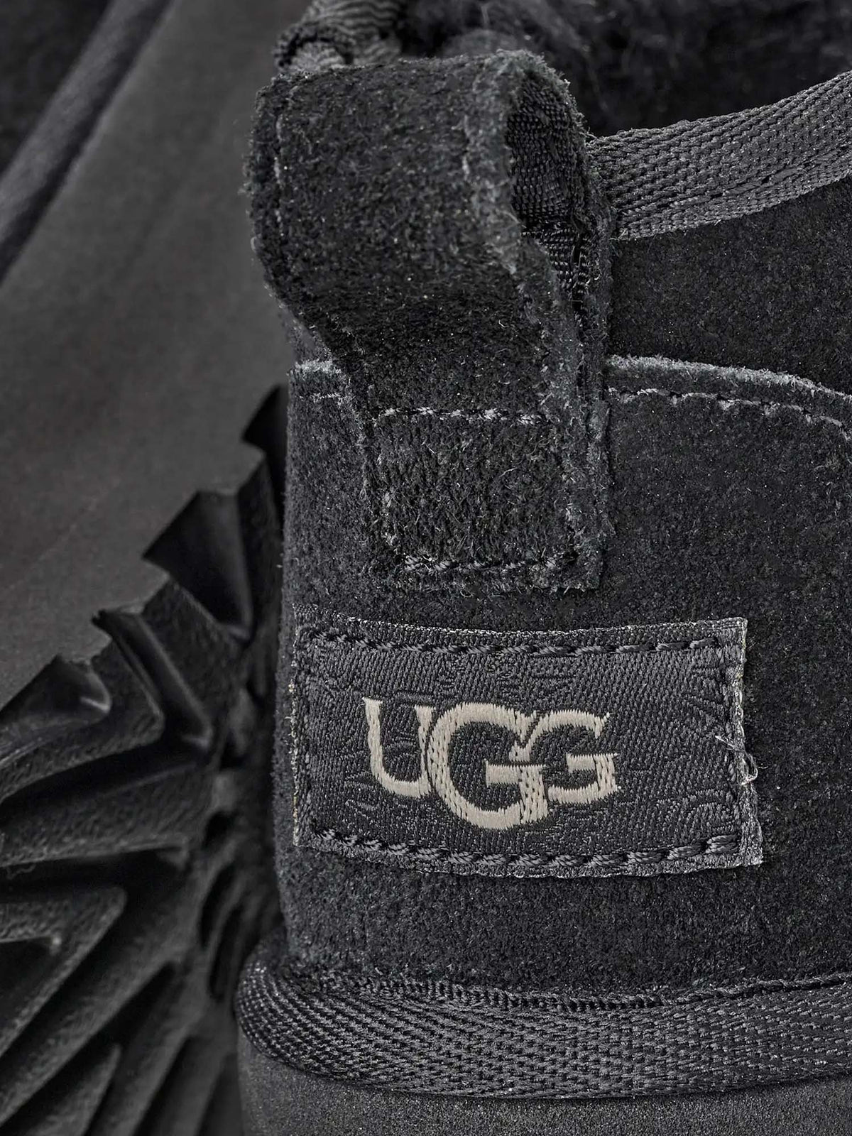 Ugg Stivali Classic Ultra Mini Platform da bambini Nero