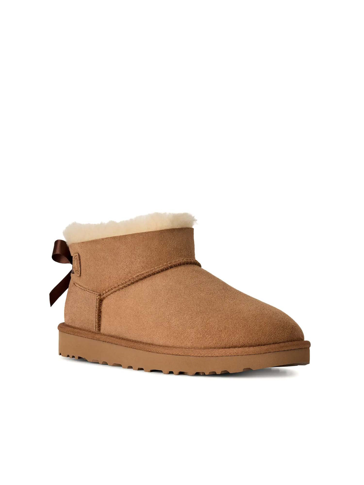 Ugg Stivali Ultra Mini Bailey Bow da donna Marrone