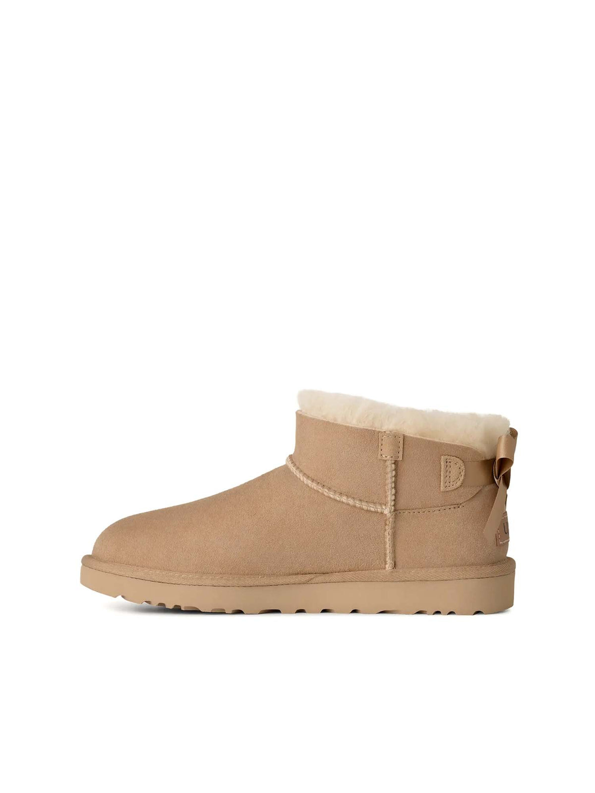 Ugg Stivali Ultra Mini Bailey Bow da donna Beige