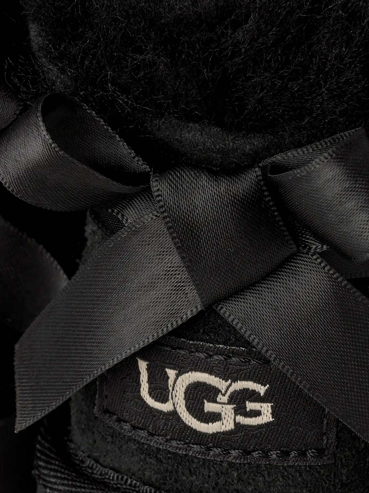 Ugg Stivali Ultra Mini Bailey Bow da bambina Nero