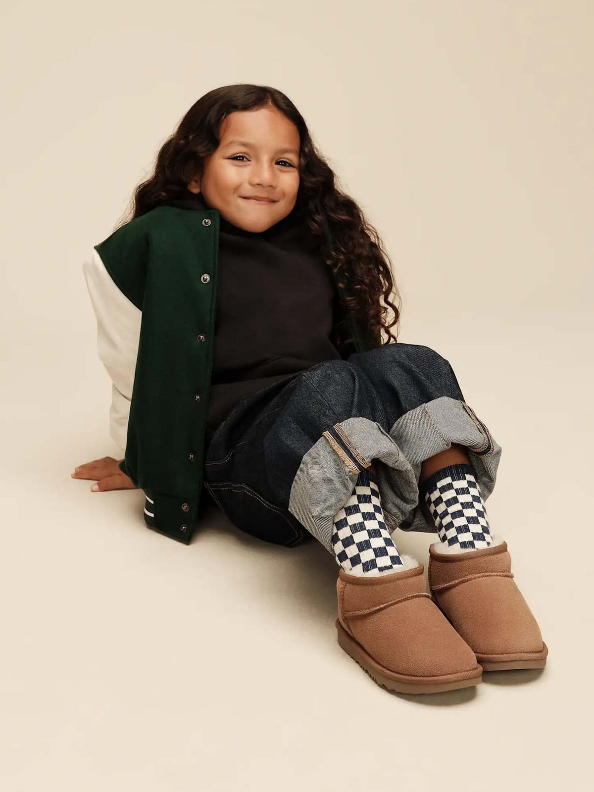 Ugg Stivali Classic Ultra Mini da bambini Marrone