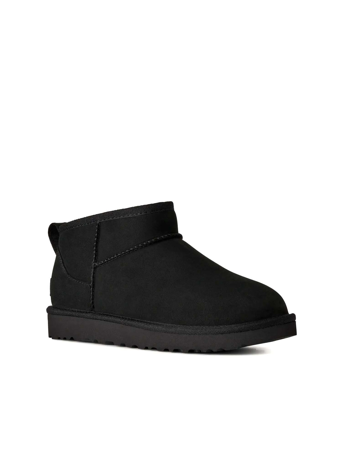 Ugg Stivali Classic Ultra Mini Nubuck da donna Nero