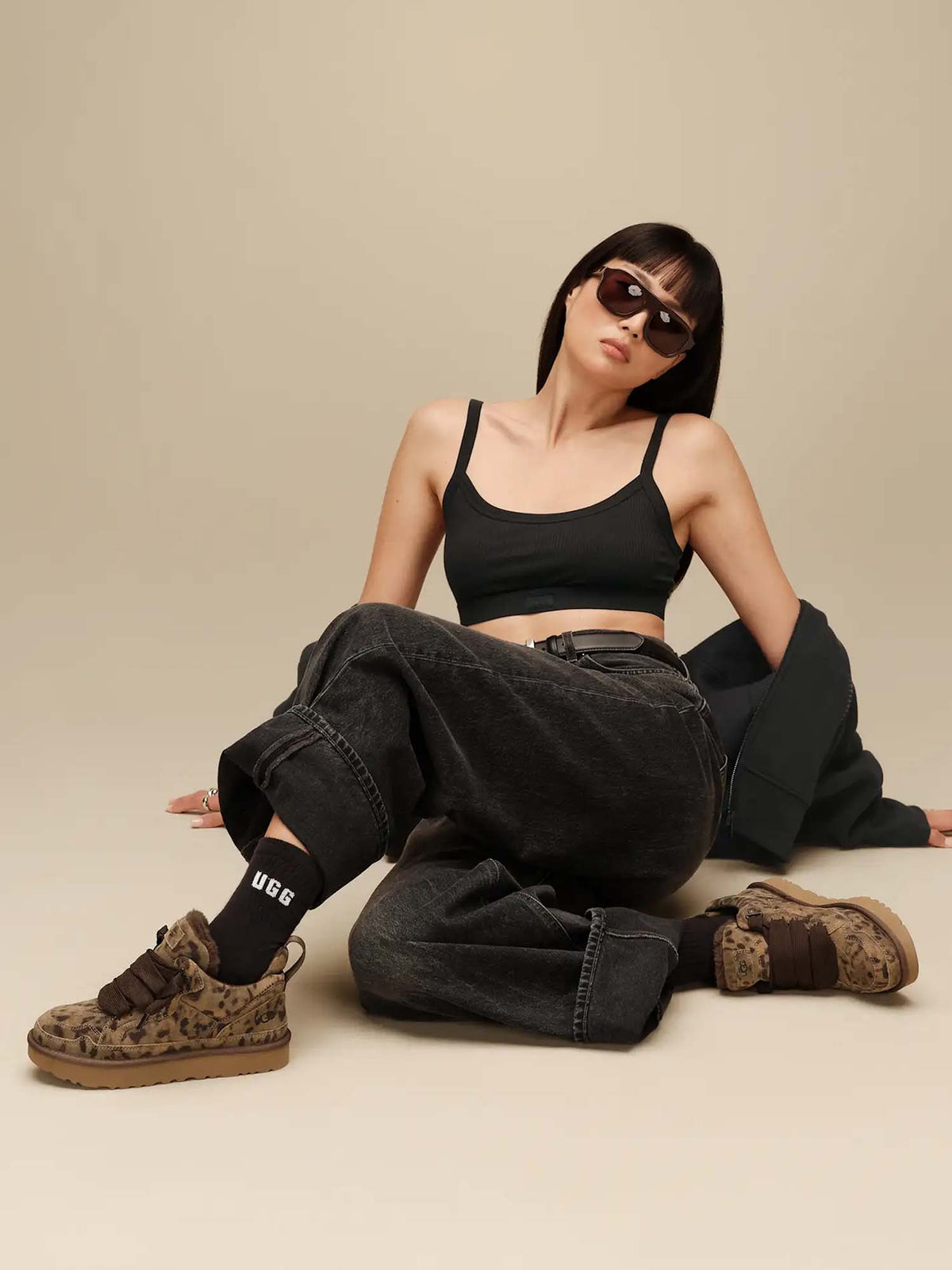 Ugg Sneaker Lowmel Spotted da donna Marrone