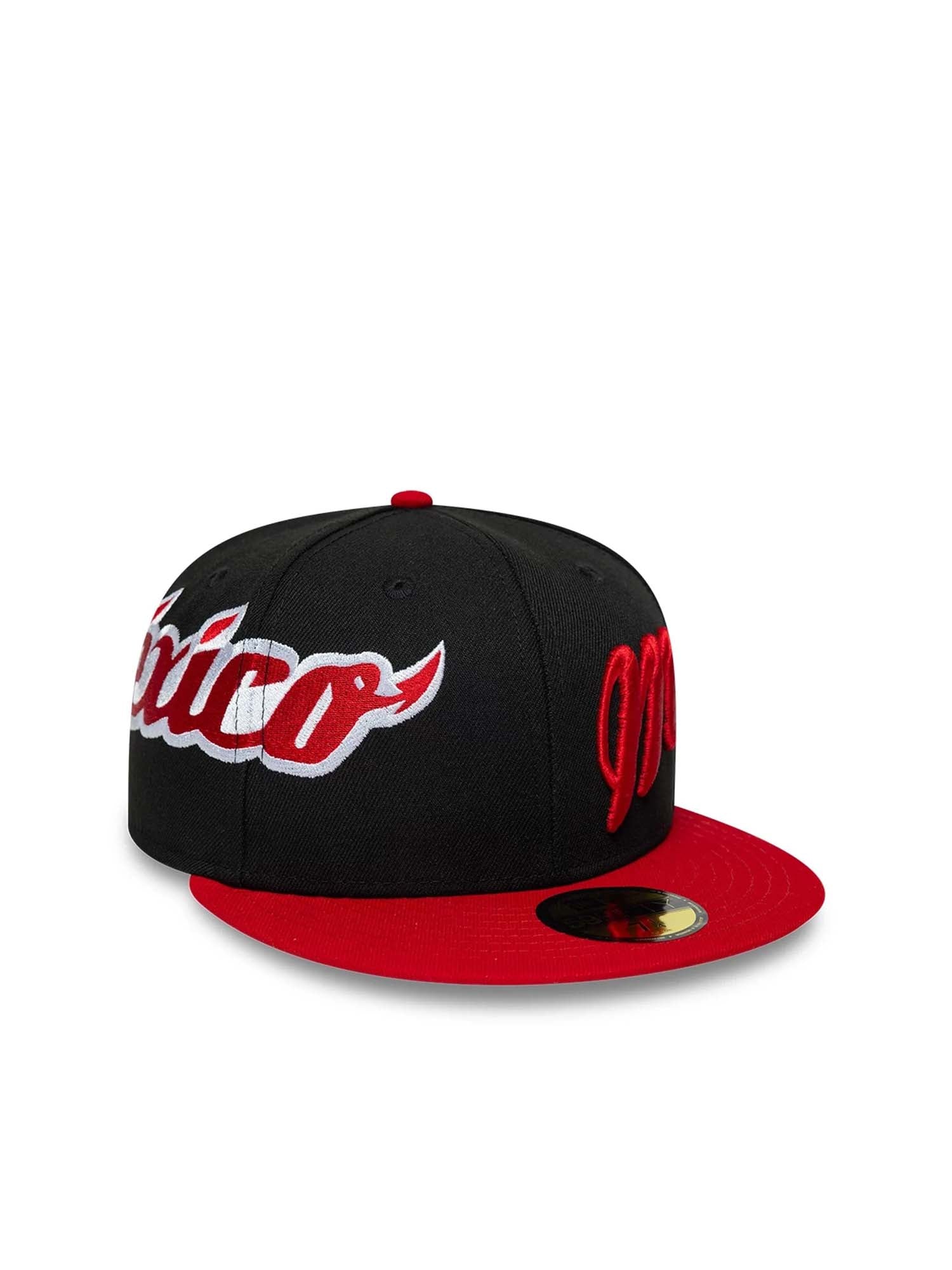 New Era Cappellino 59FIFTY Fitted Mexico Diablos LMB Multi Logo Nero