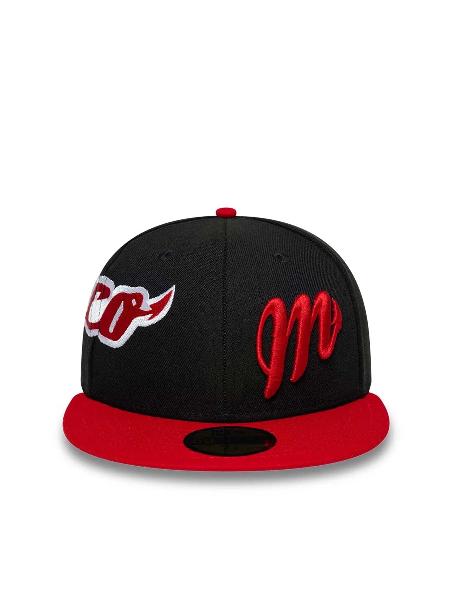 New Era Cappellino 59FIFTY Fitted Mexico Diablos LMB Multi Logo Nero