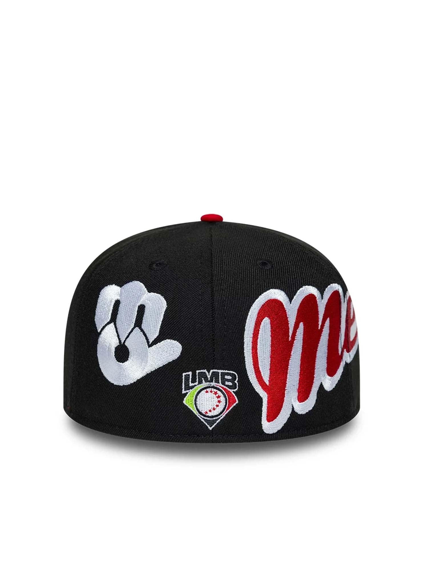 New Era Cappellino 59FIFTY Fitted Mexico Diablos LMB Multi Logo Nero