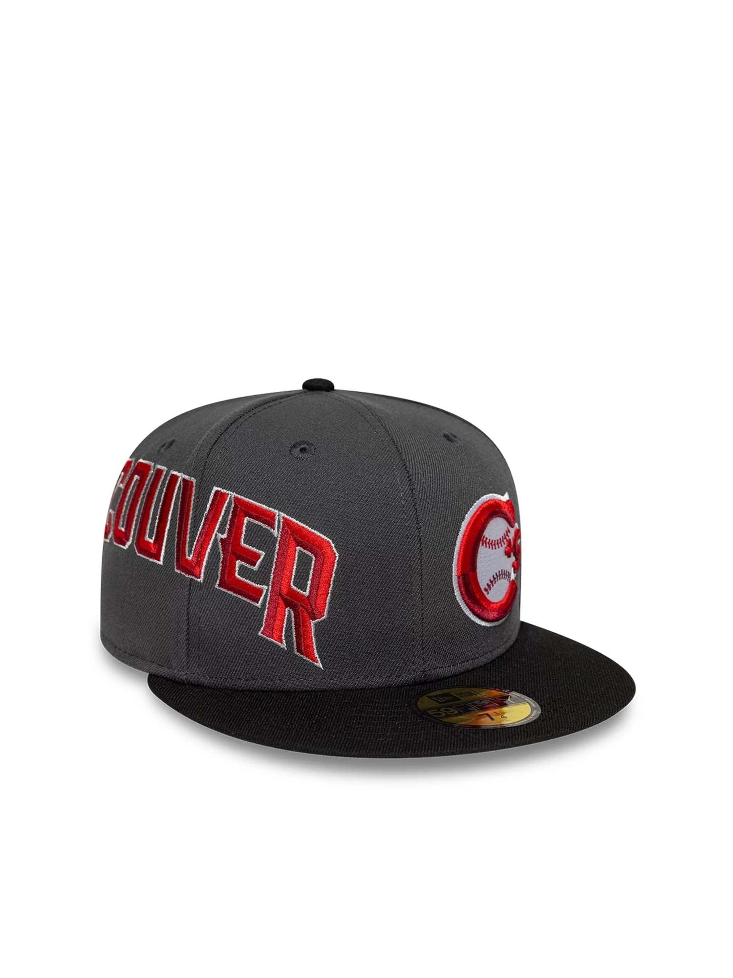 New Era Cappellino 59FIFTY Fitted Vancouver Canadians MiLB Multi Logo Grigio