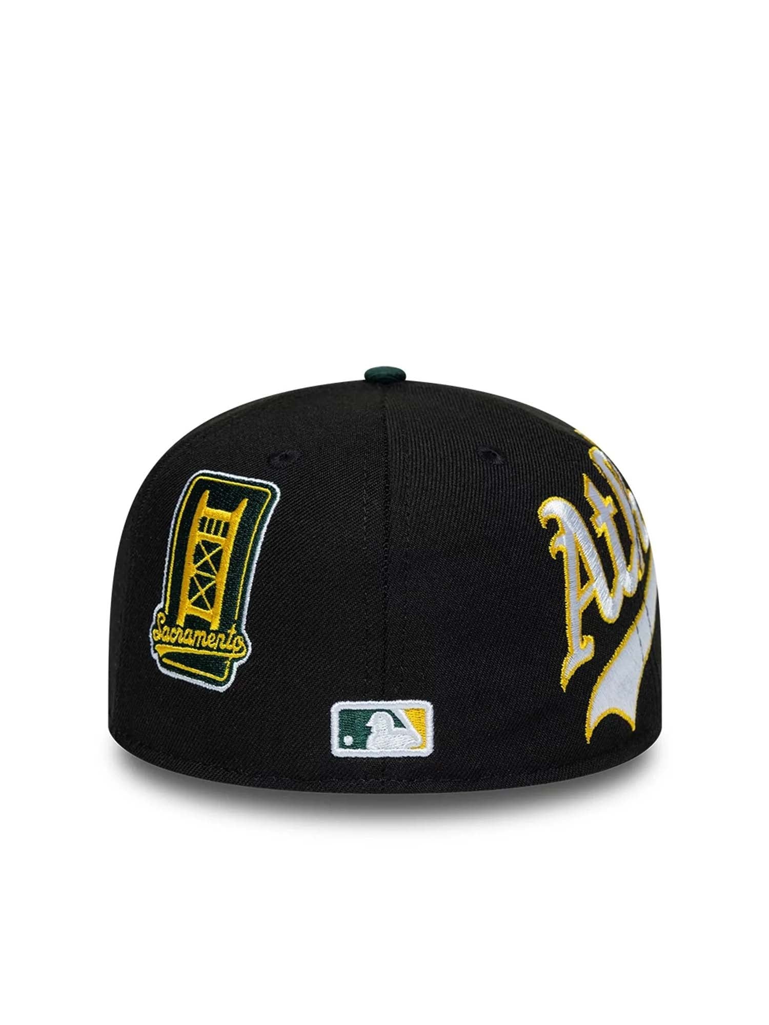 New Era Cappellino 59FIFTY Fitted Athletics MLB Multi Logo Nero