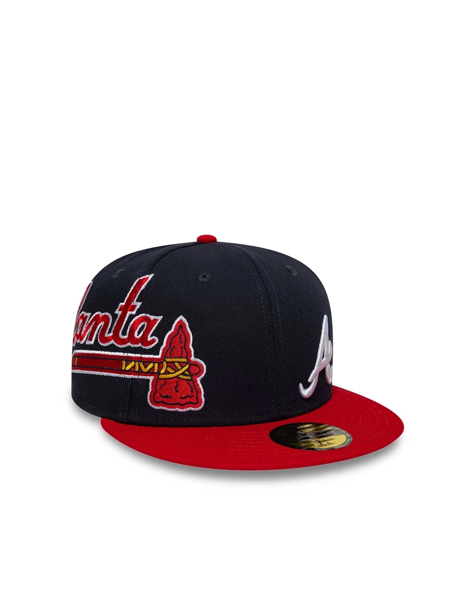 New Era Cappellino 59FIFTY Fitted Atlanta Braves MLB Multi Logo Blu