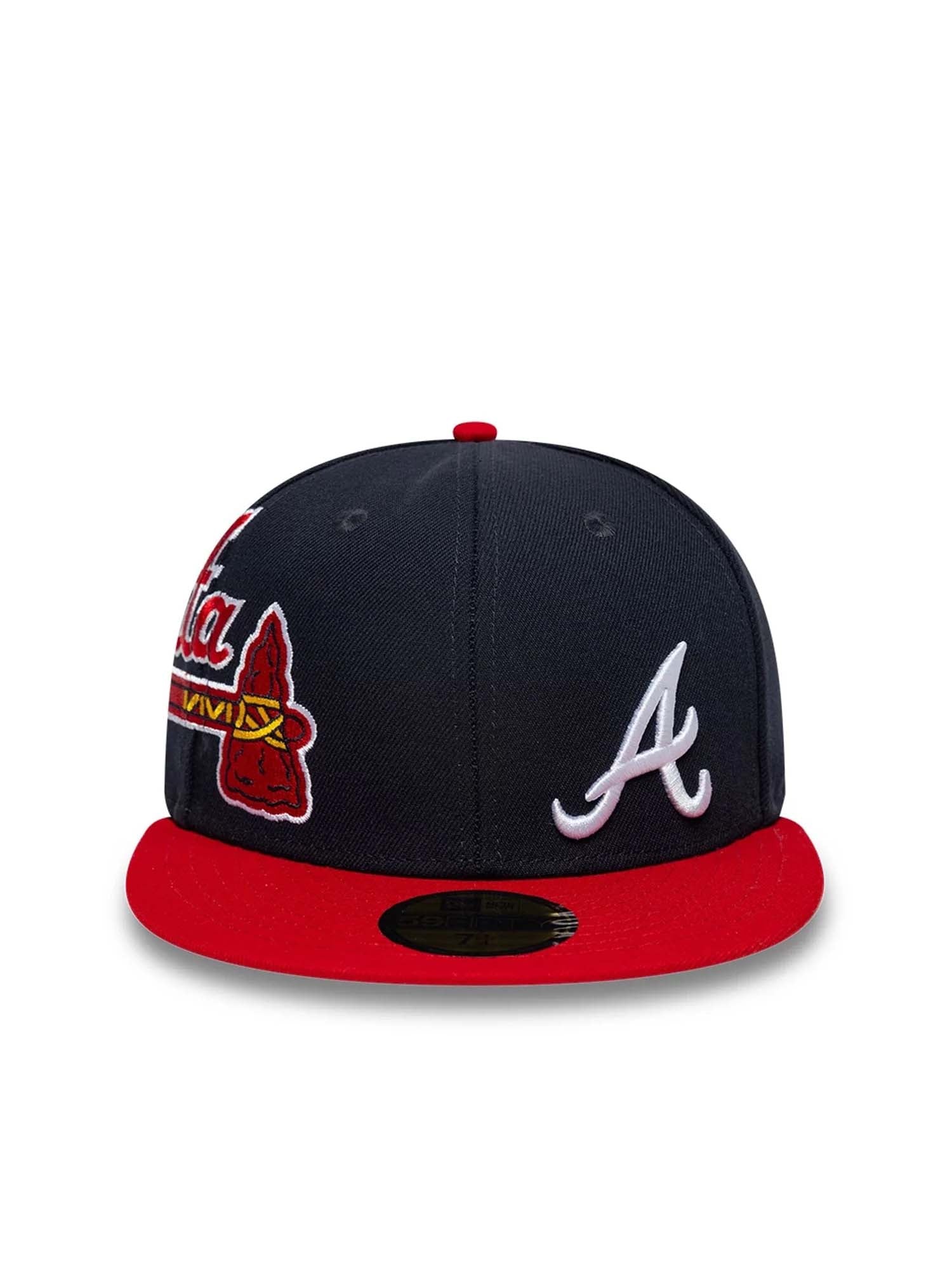 New Era Cappellino 59FIFTY Fitted Atlanta Braves MLB Multi Logo Blu