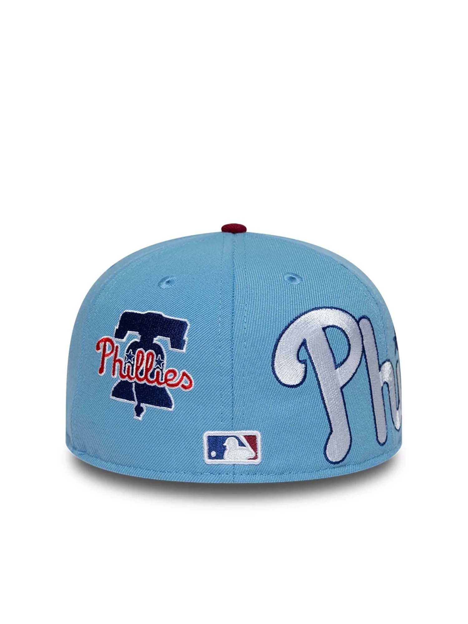 New Era Cappellino 59FIFTY Fitted Philadelphia Phillies MLB Multi Logo Azzurro