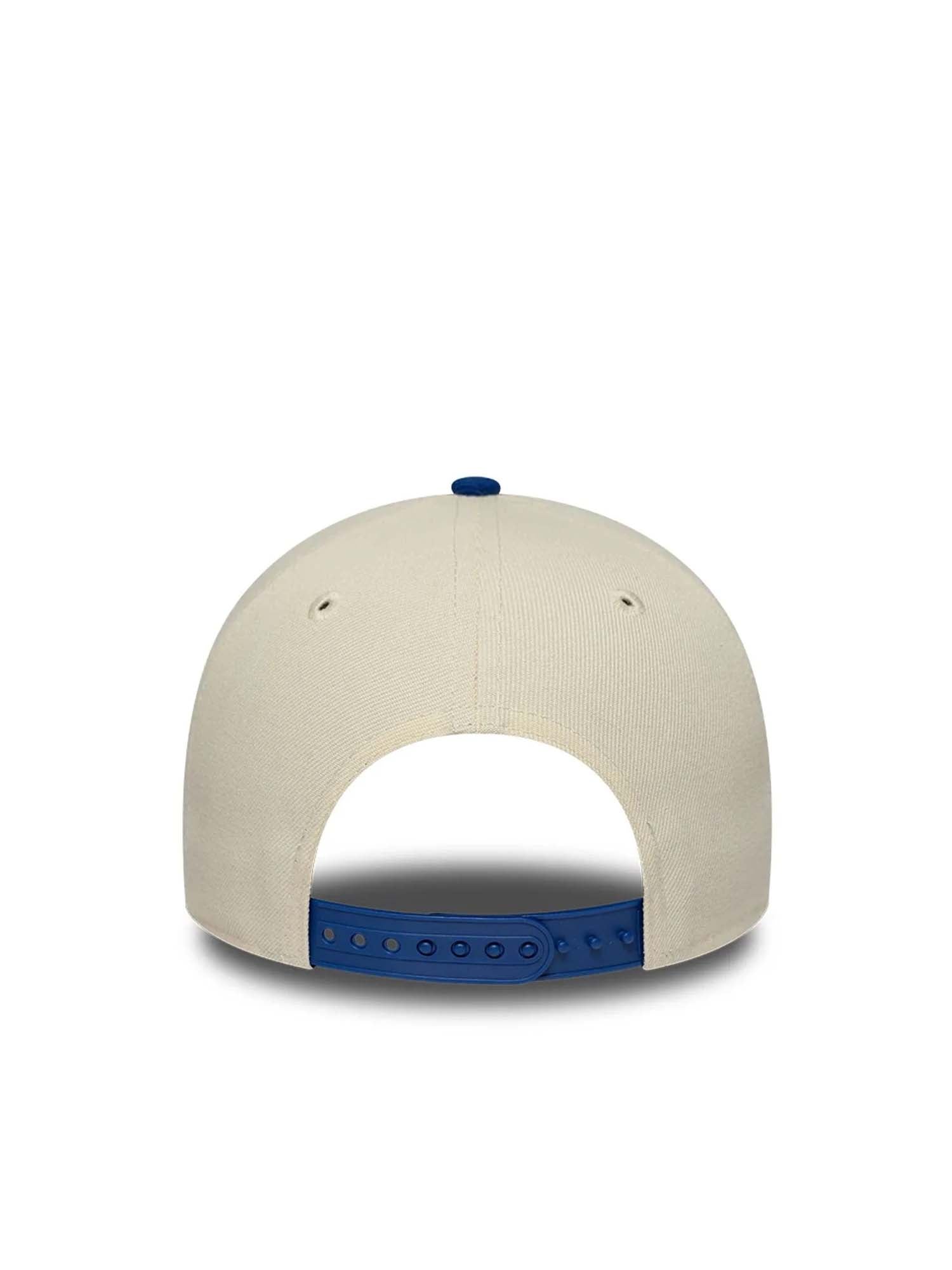 New Era Cappellino 9FORTY E-Frame LA Dodgers MLB Side Hit Bianco