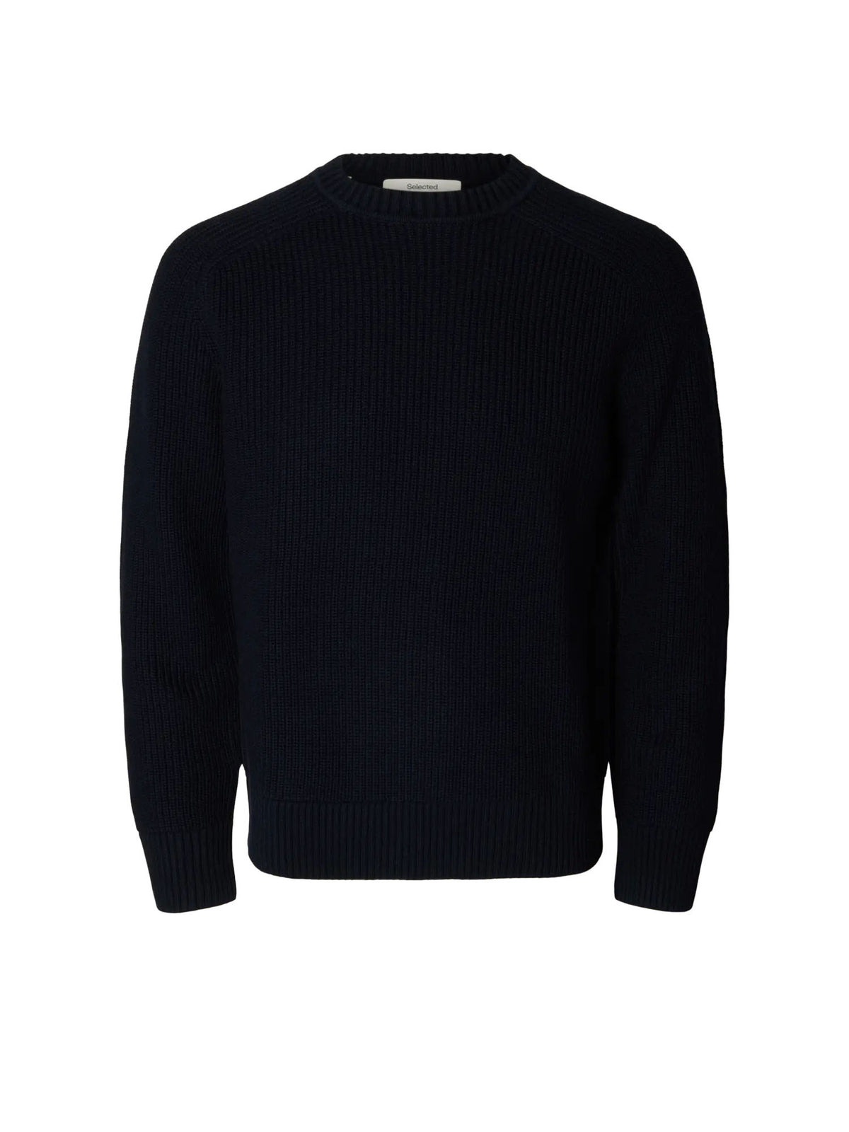 Selected Maglione SLMPIM Crew Neck Blu