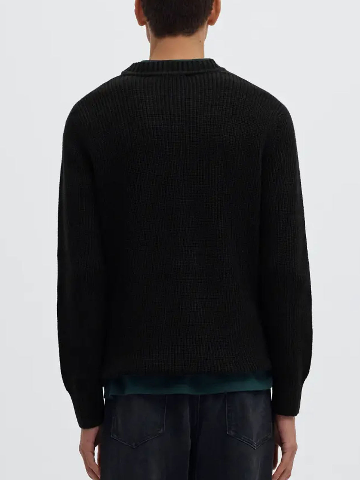 Selected Maglione SLMPIM Crew Neck Nero