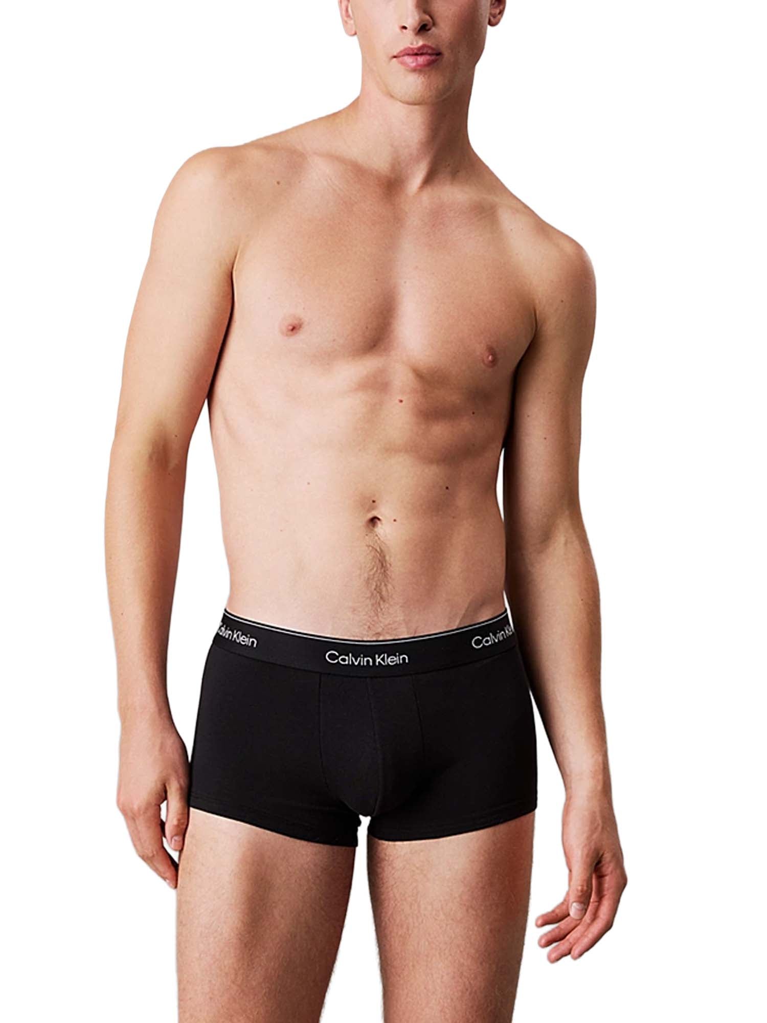 Calvin Klein Boxer corti in confezione da 3 - Icon Cotton Stretch Nero