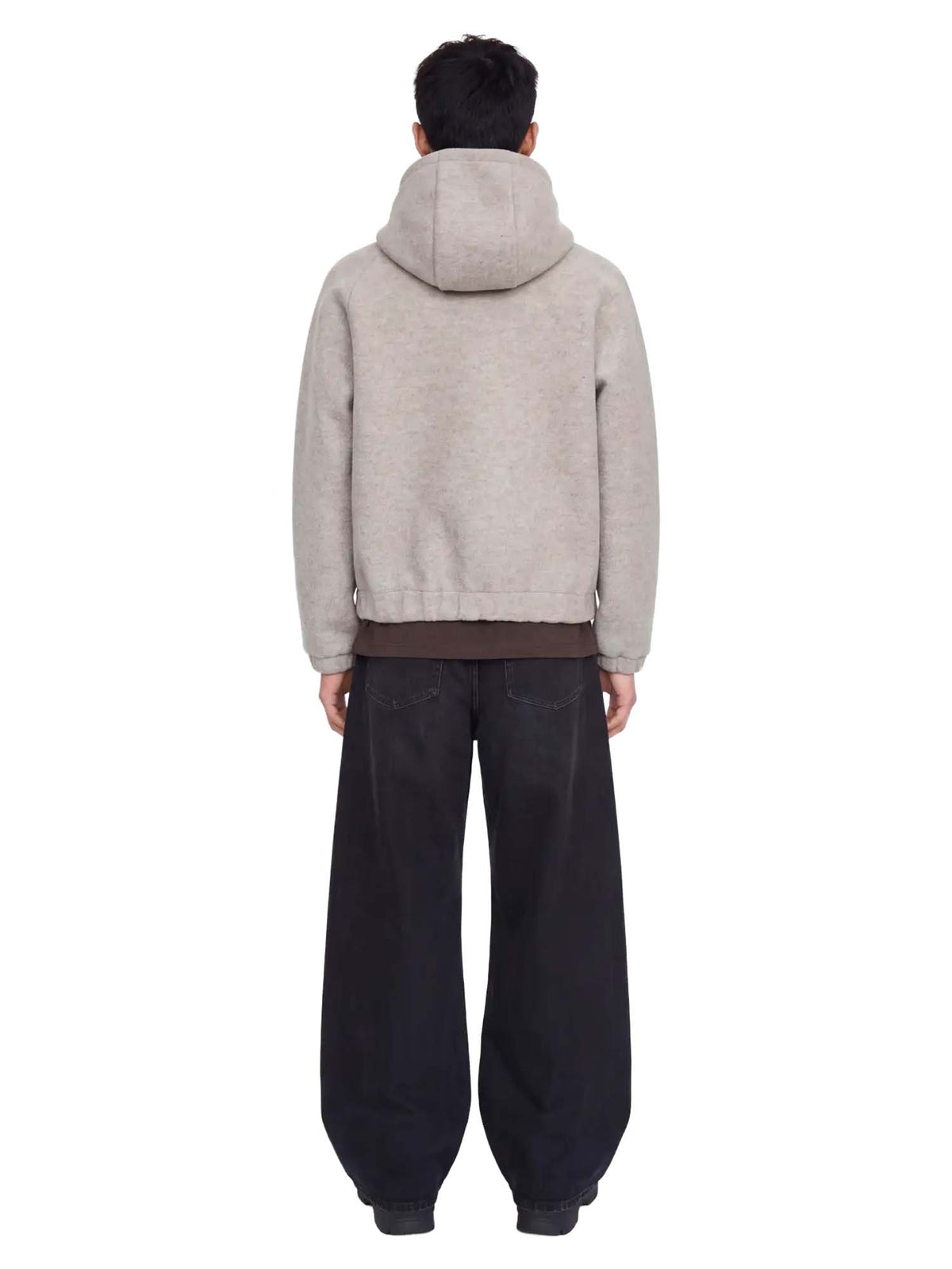 Jack & Jones Jcoimpact Bonded Hood Bomber Grigio