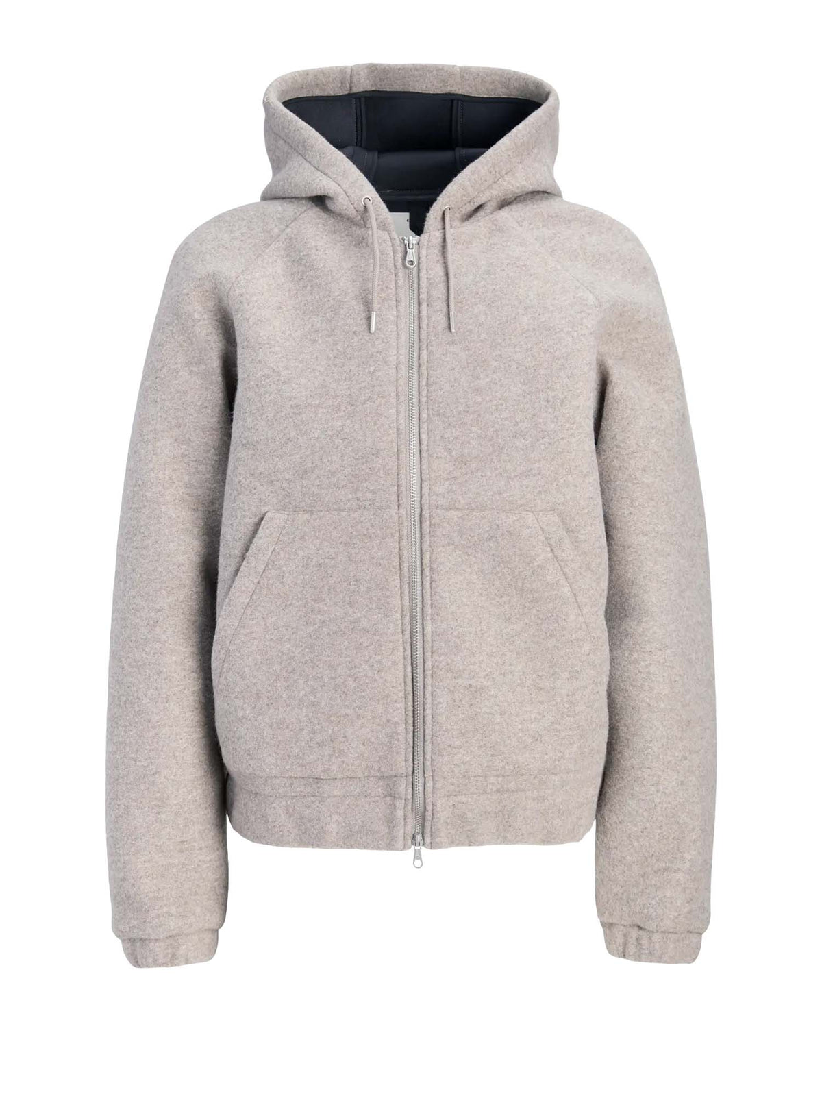 Jack & Jones Jcoimpact Bonded Hood Bomber Grigio