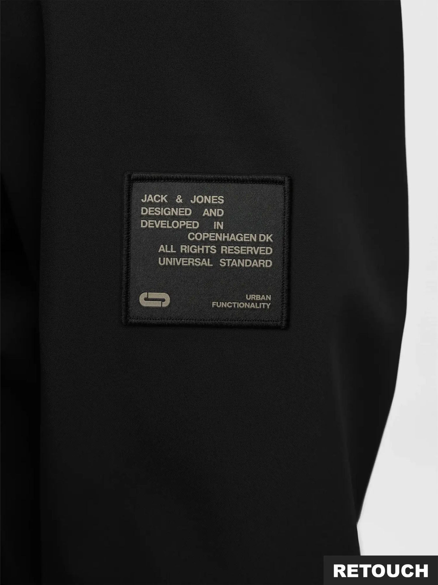 Jack & Jones Jjebasic Softshell Hood Nero