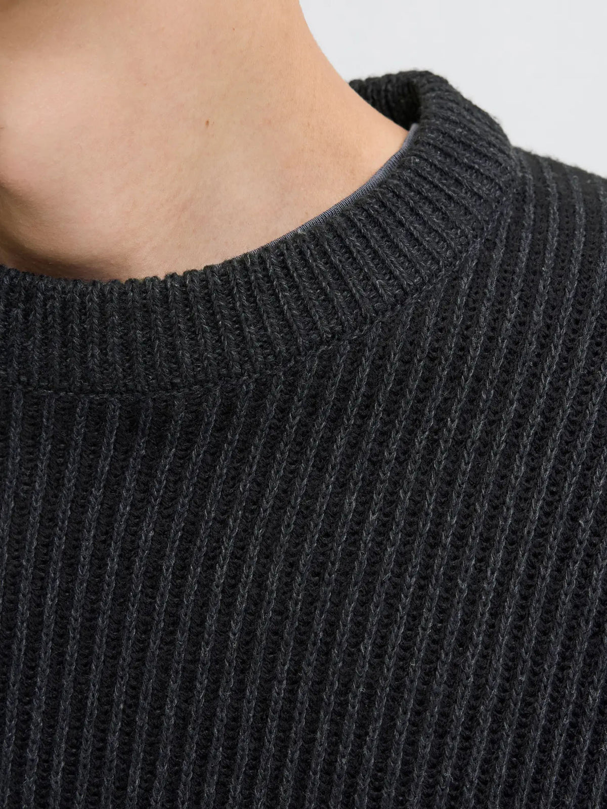 Jack & Jones JAUDover Knit Crew Neck SN Nero