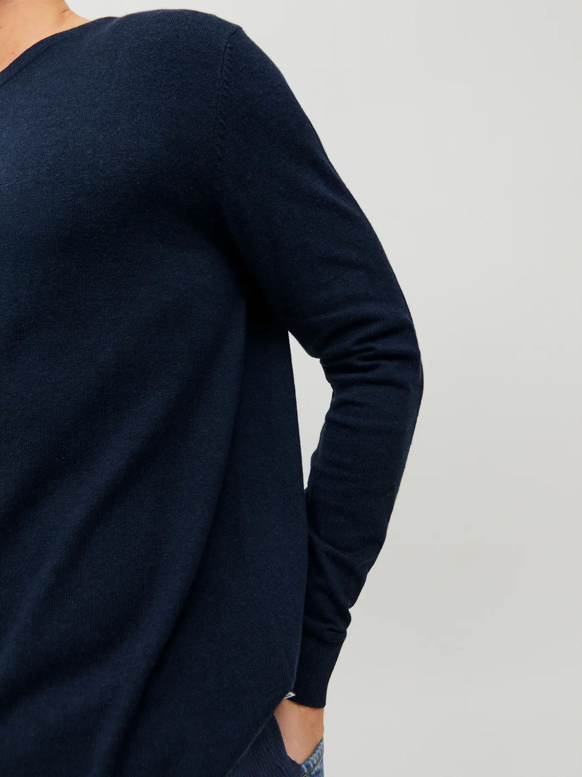 Jack & Jones JJEEmil Knit Crew Neck Noos Blu