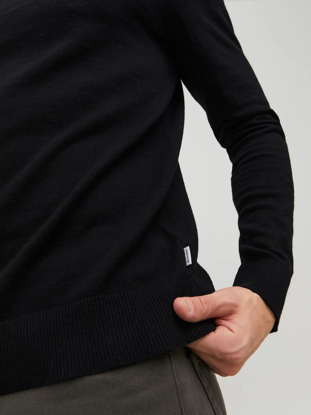 Jack & Jones JJEEmil Knit Crew Neck Noos Nero