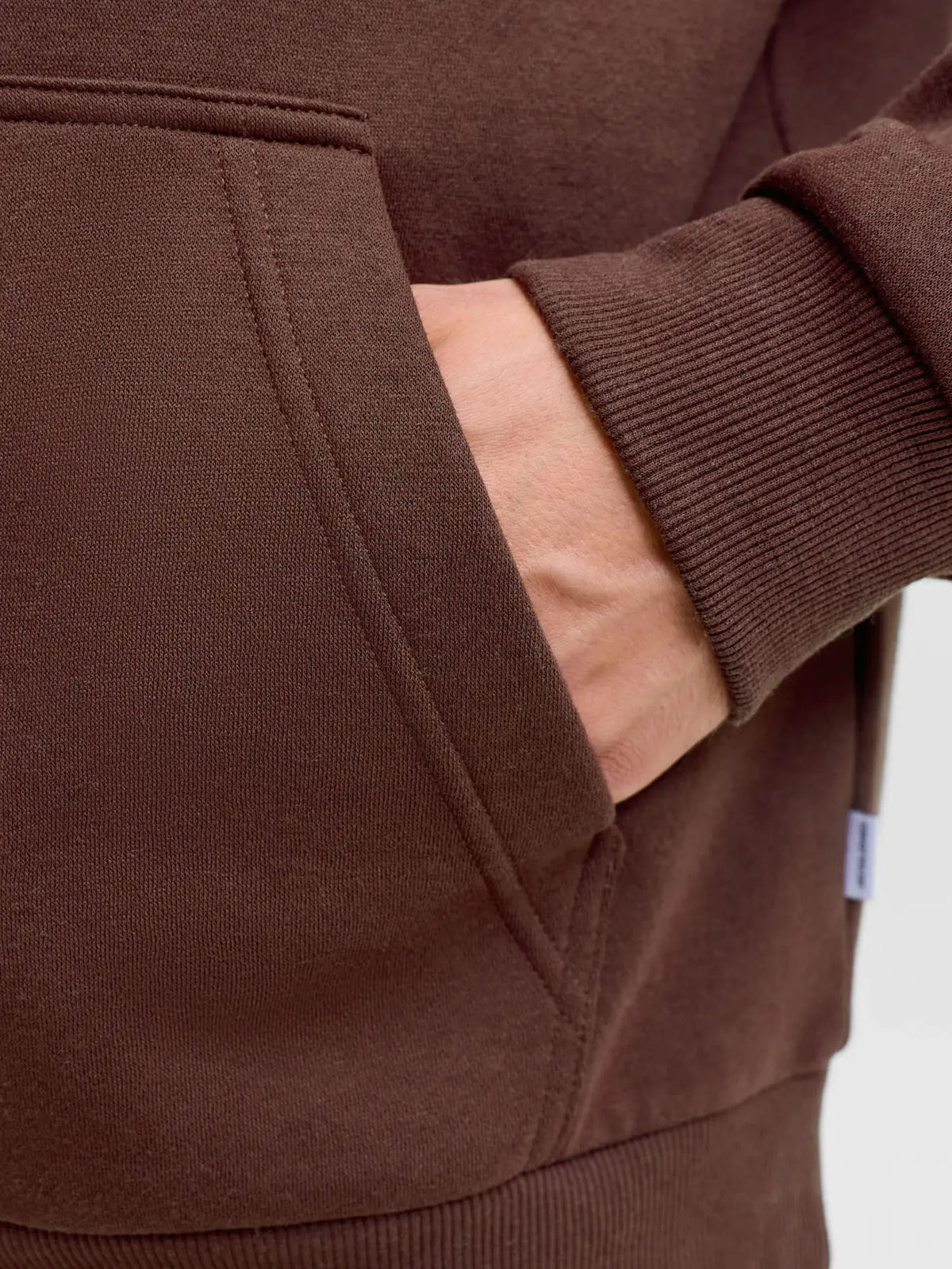 Jack & Jones JJEBRadley Sweat Hood Noos Marrone