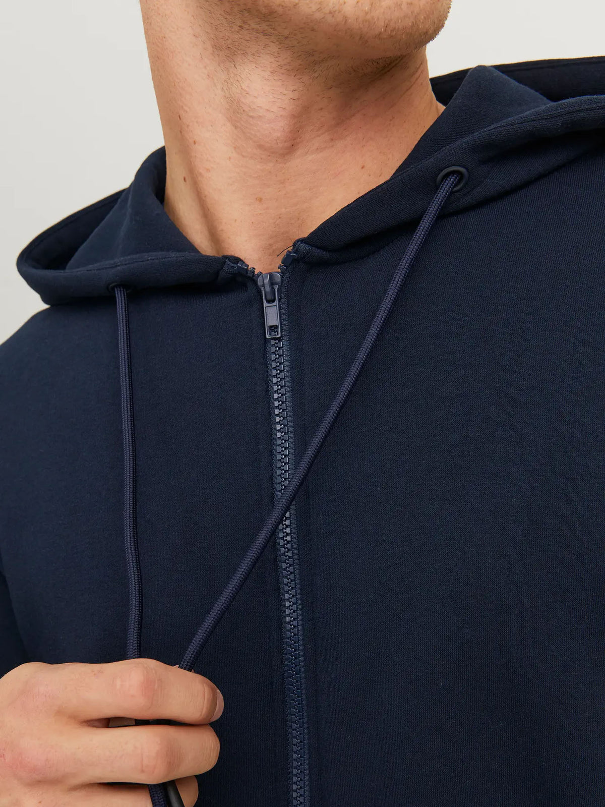 Jack & Jones JJebradley Sweat Zip Hood Blu