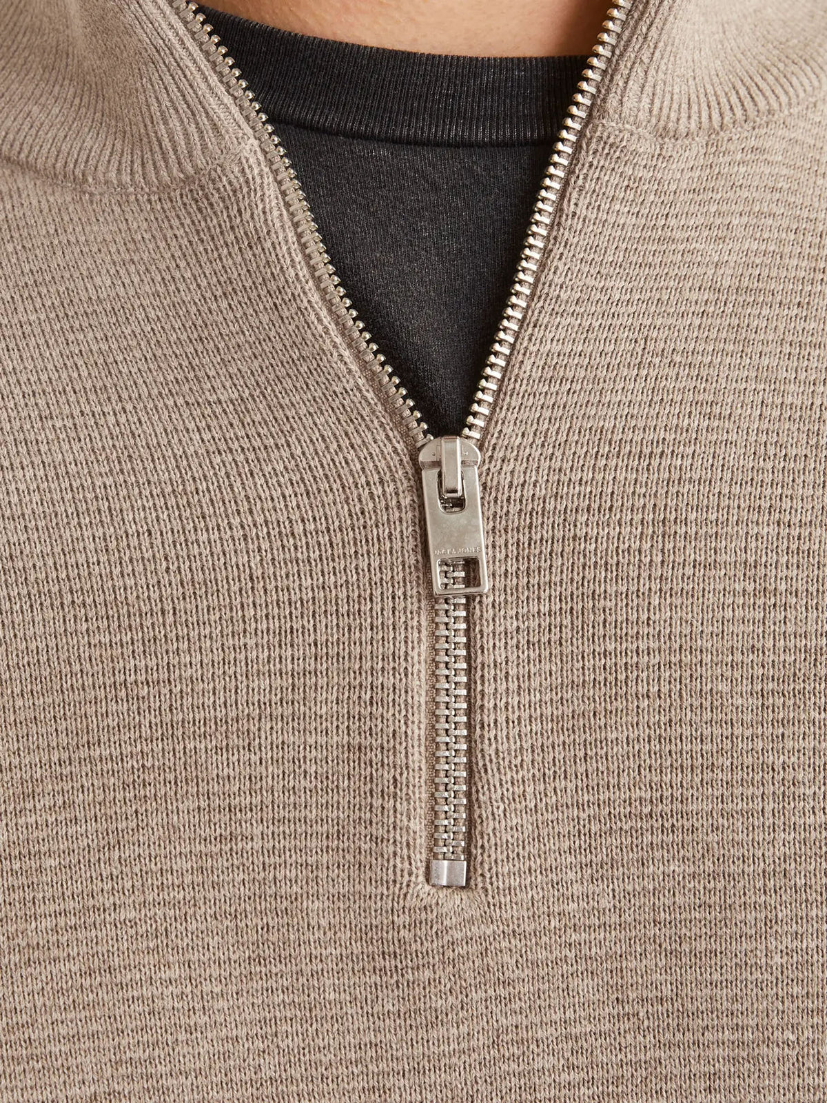 Jack & Jones JPRMilano Stitch Knit Half Zip Grigio